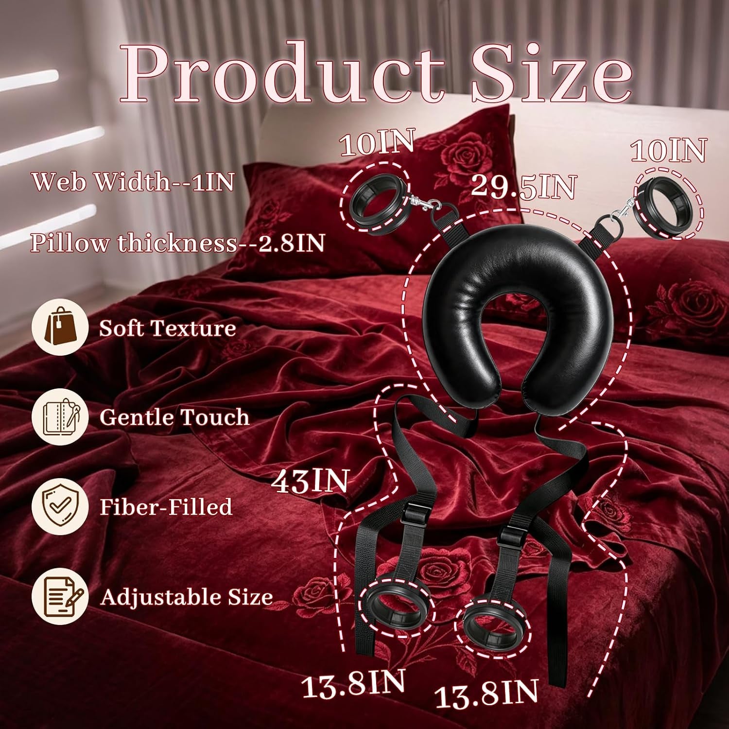 SpreadSuite Bondage Sling Kit | Padded Sex Sling Set