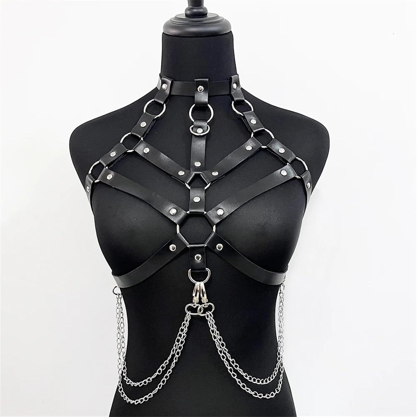 VelvetTrace Adjustable BDSM Role-Play Body Harness