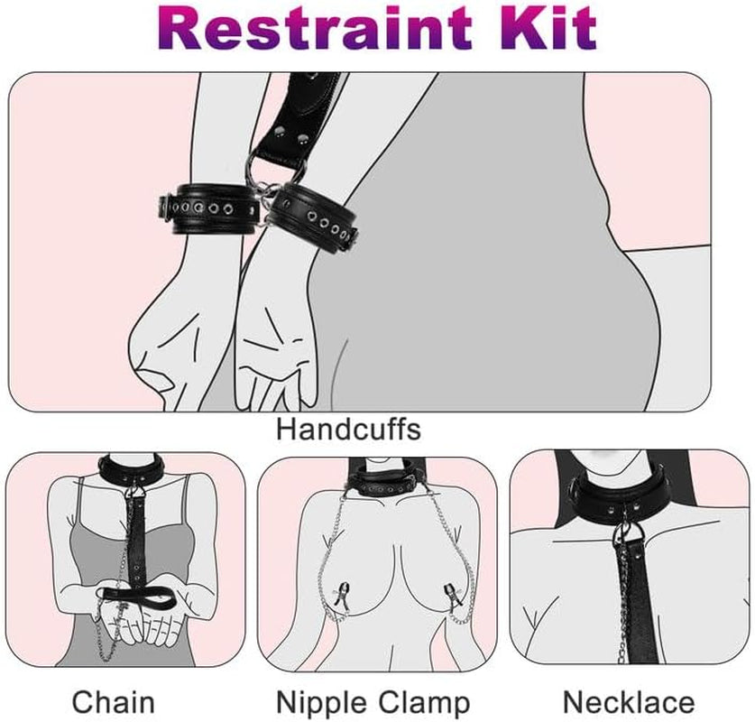 ViceCollar BDSM 4-in-1 Restraint Kit