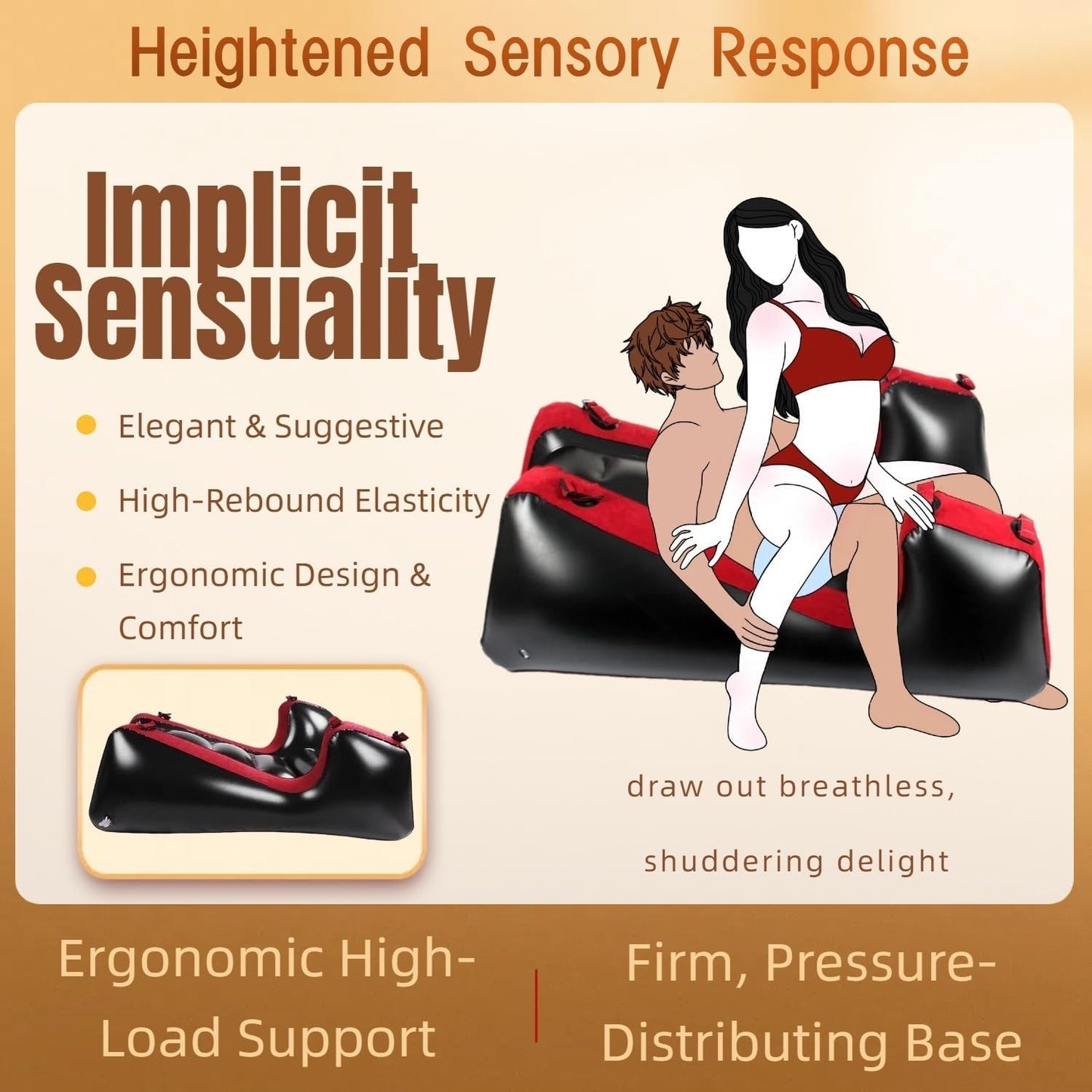 DuskDescent Inflatable Sex Sofa for Couples