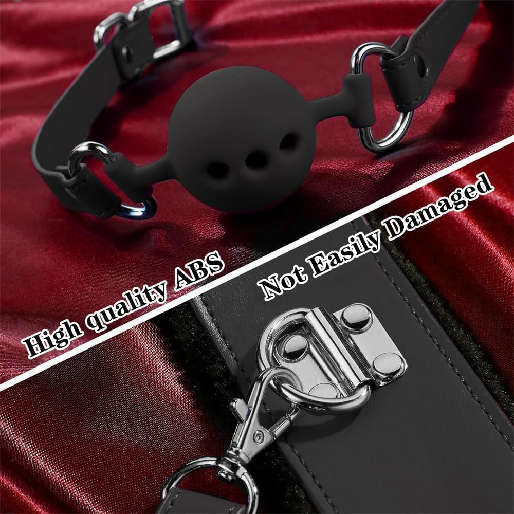 BDSM Bondage Restraints for Adult Toys, 12 Pcs Bondage Gear and Accessories Sex Toys for Women and Couples
