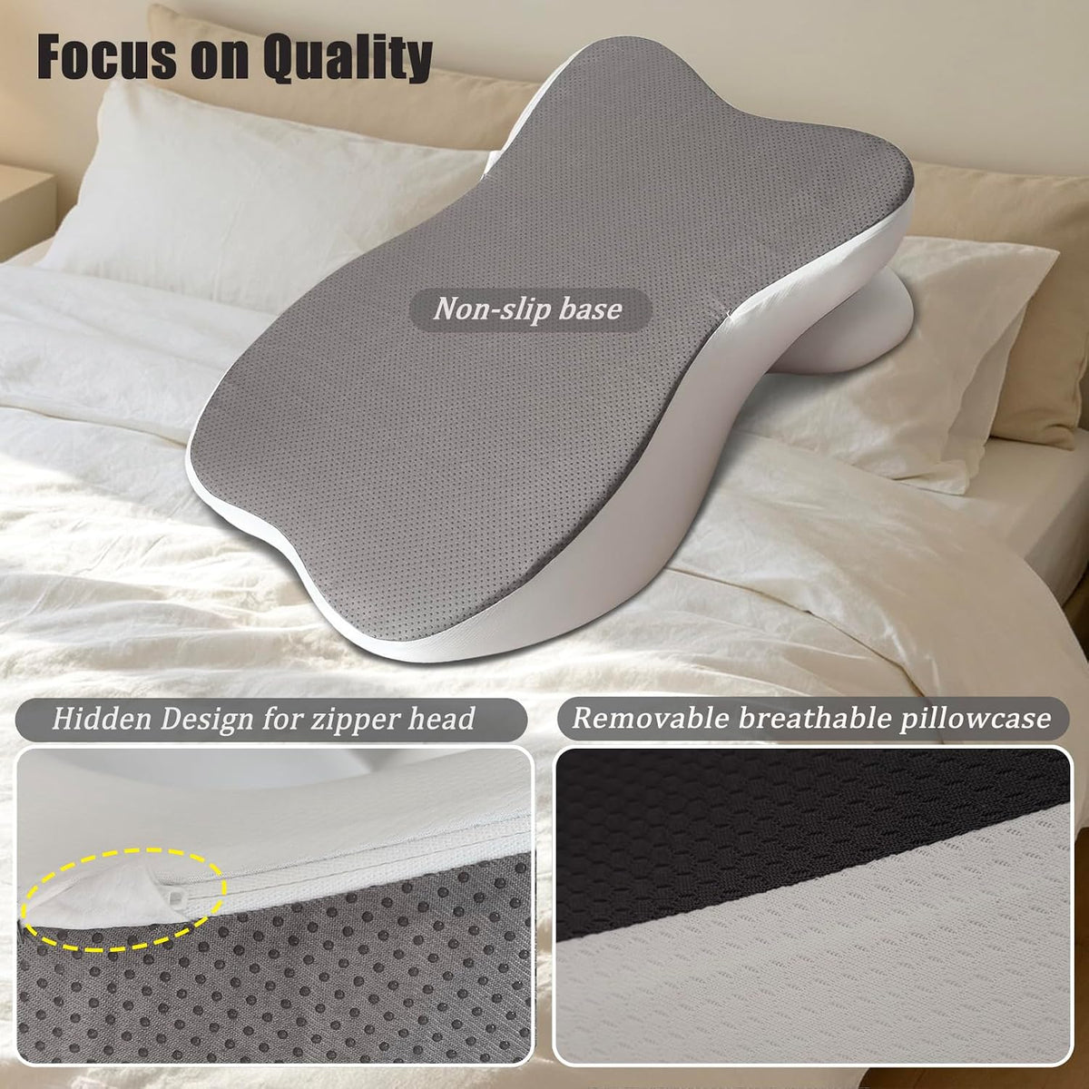 SlowRebound Sex Wedge Pillow | 27° Memory Foam Positioner