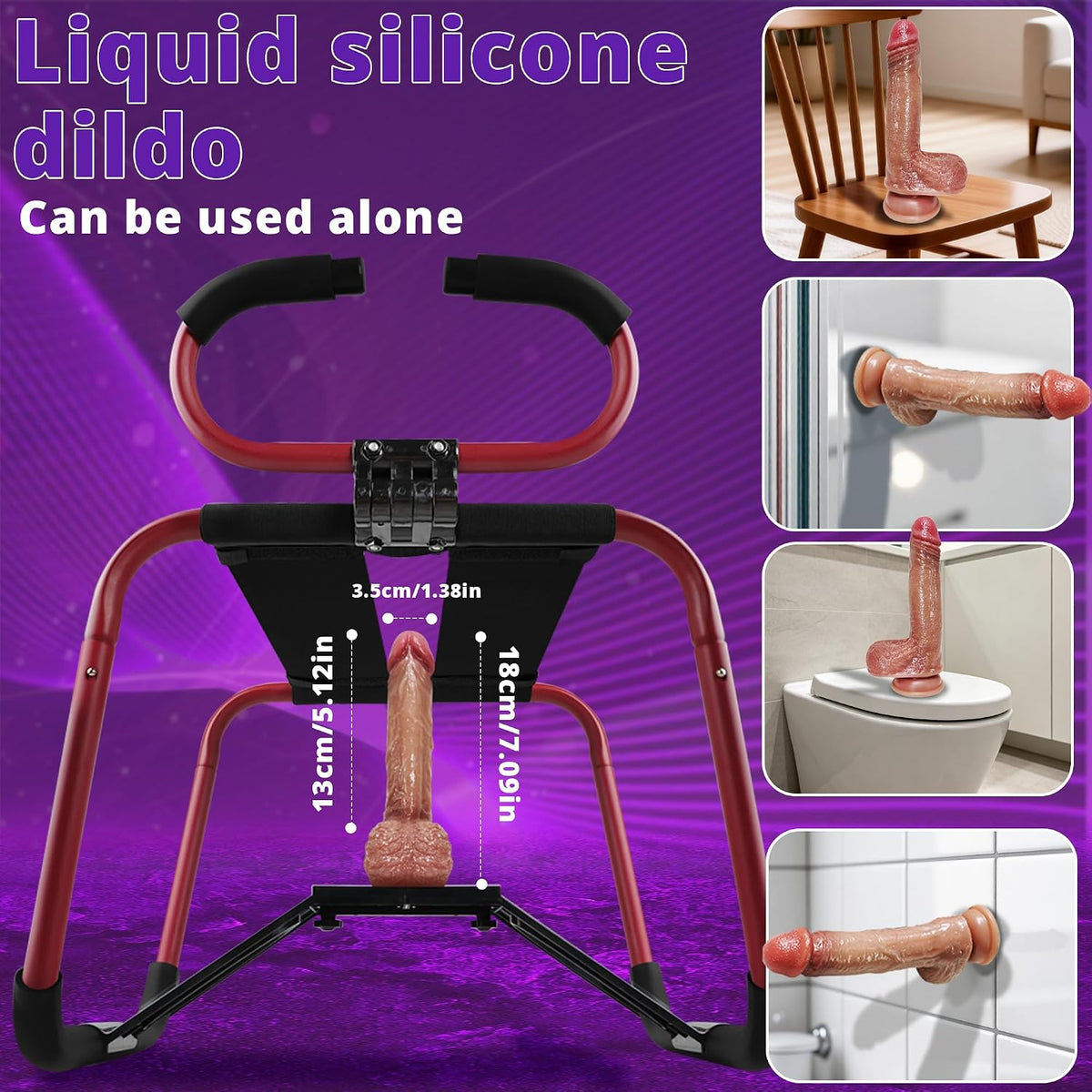 NightVelour Bouncing Sex Chair with Dildo Mount