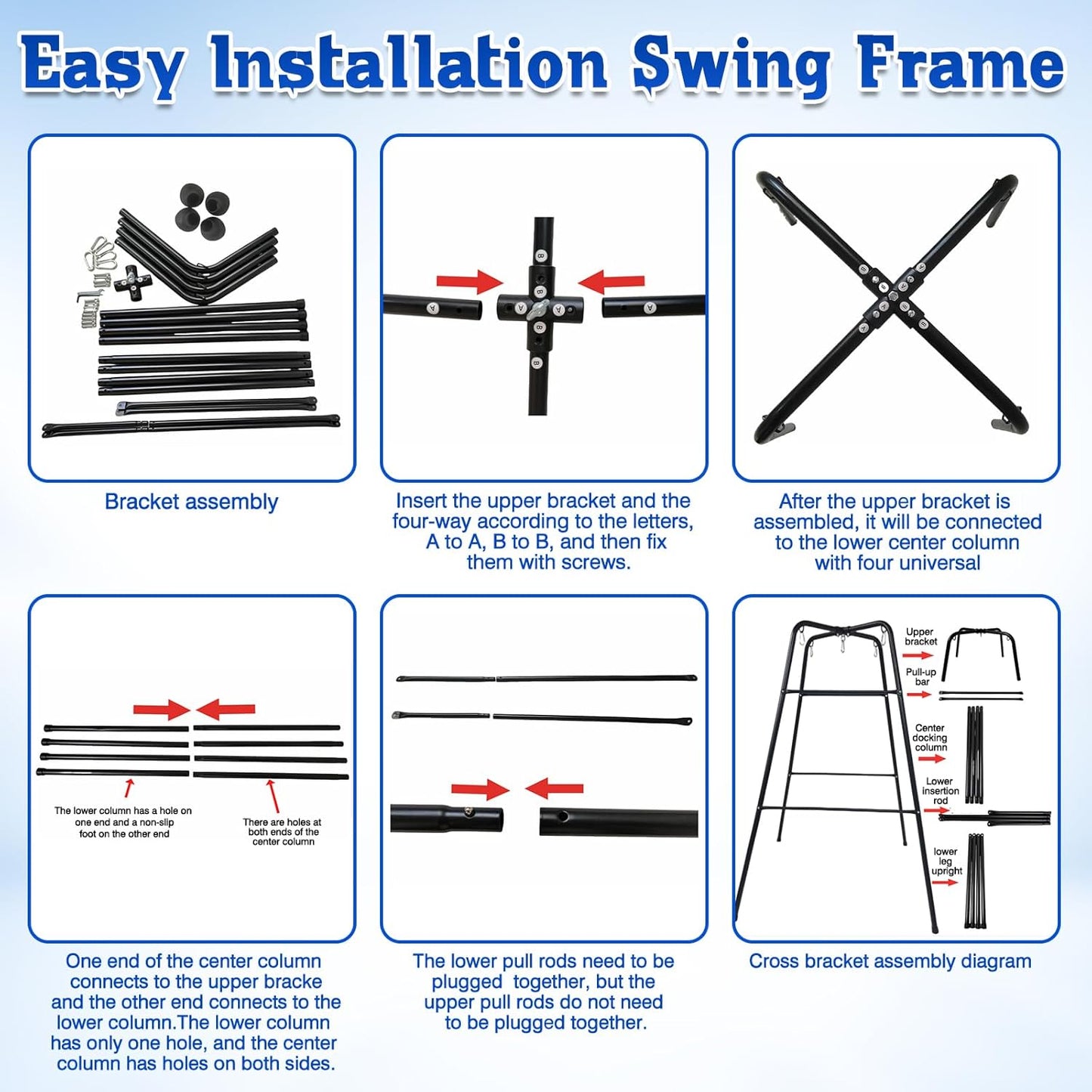 ControlFrame Sex Swing Stand | 500 lb Freestanding Steel Frame