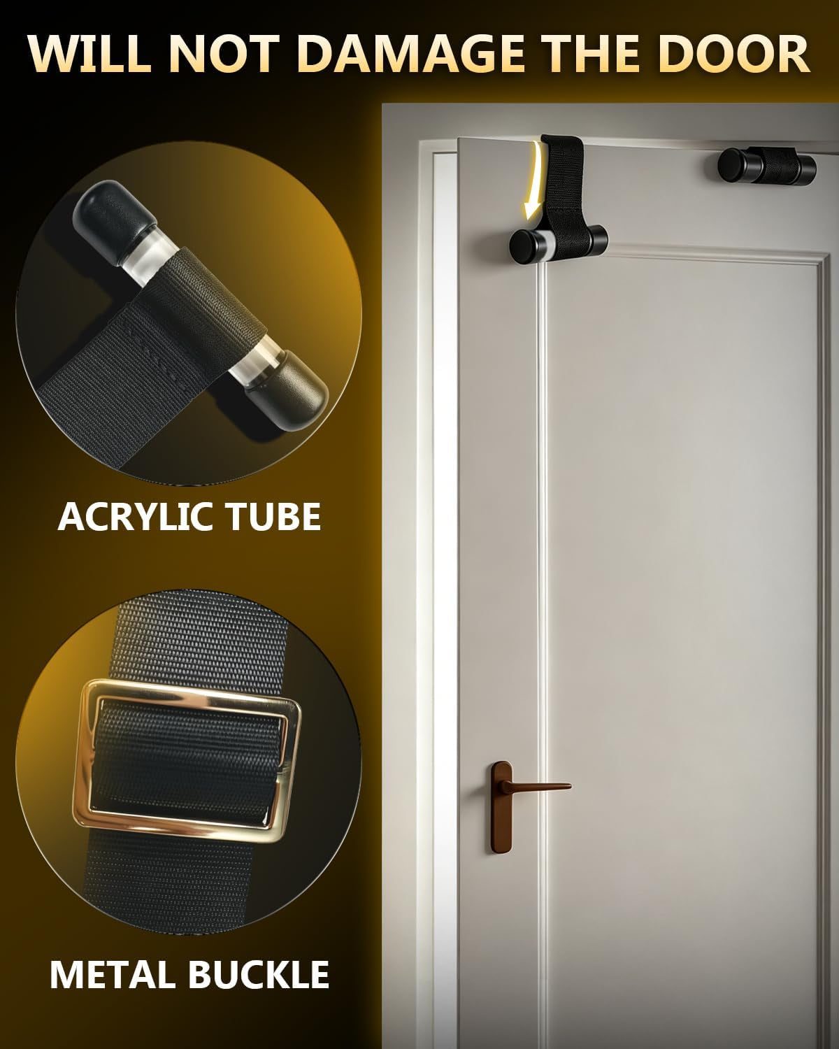 GoldenHour Door Sex Sling | Leg Cuff Strap for Couples
