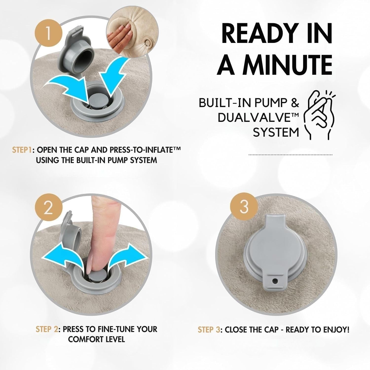 DuneAscent Sex Position Wedge Pillow for Couples
