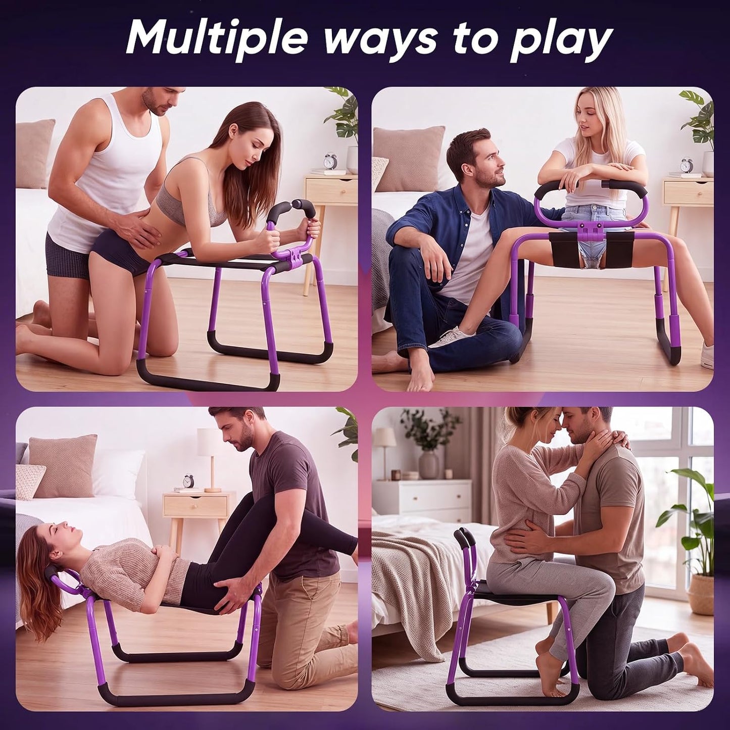 VelvetHold Large Sex Position Chair 400lbs Support