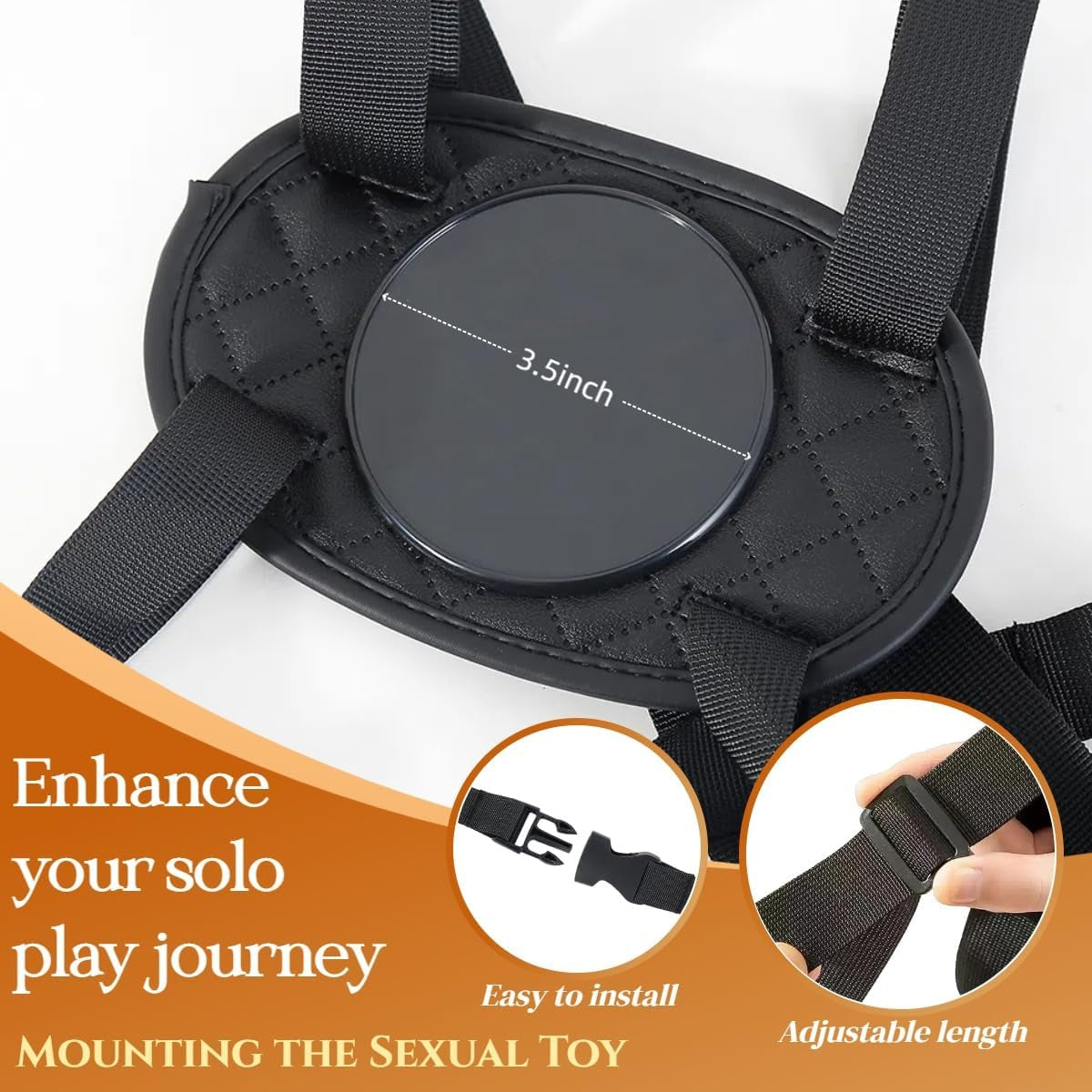 NightMount Suction Cup Dildo Mount & Straps
