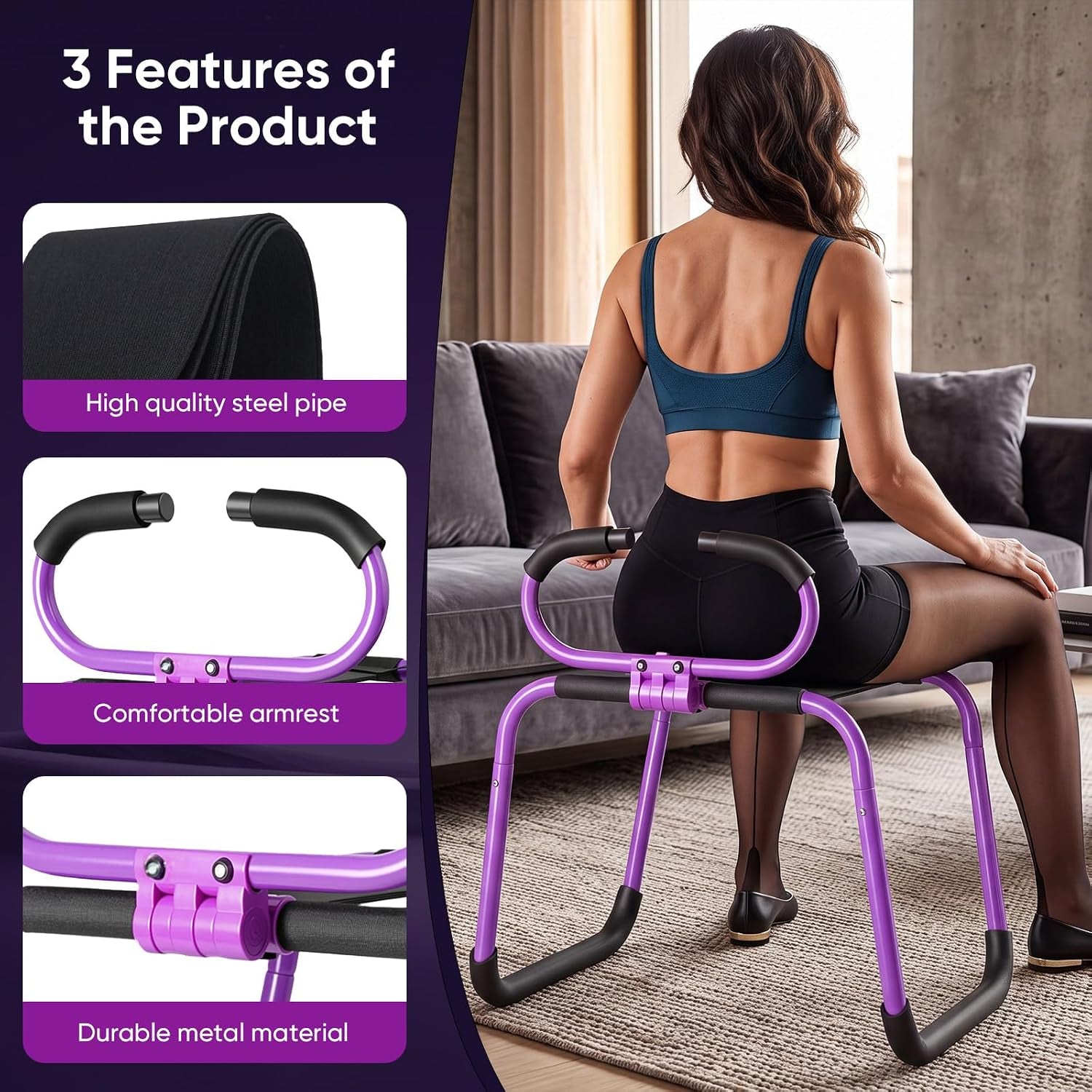 VelvetHold Large Sex Position Chair 400lbs Support