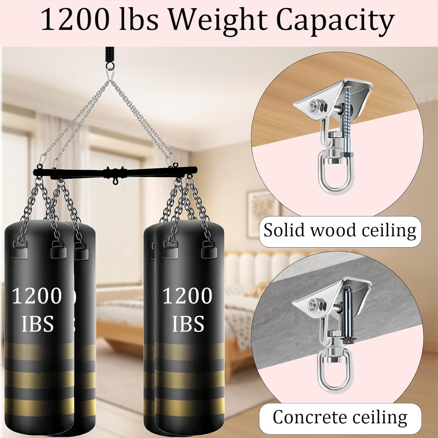 RaptureX 360° Spinning Sex Swing – Steel Frame, 800 Lb Capacity