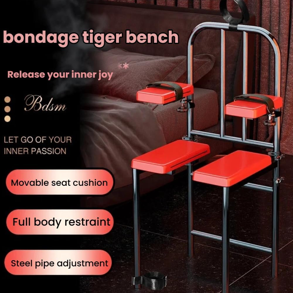 ScarletControl Padded BDSM Sex Chair with Restraints