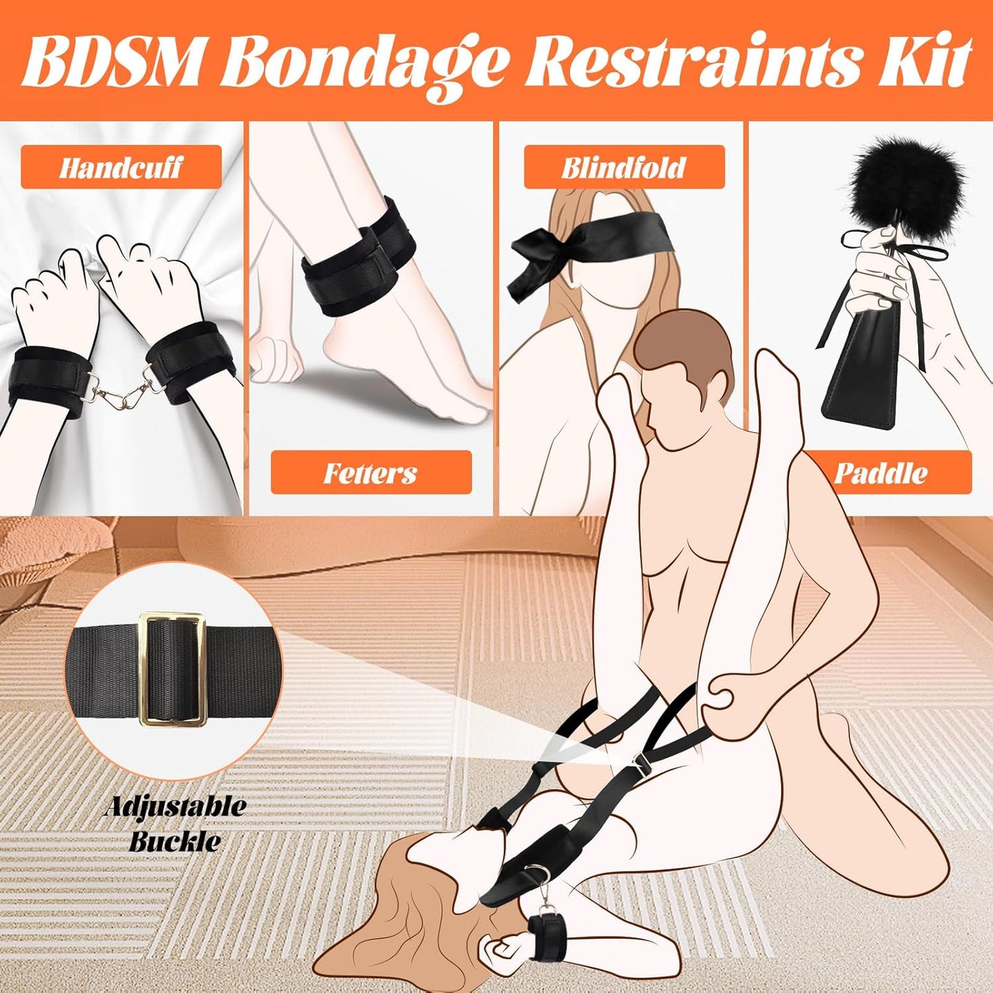 ThighTether Sensual BDSM Sex Sling Kit