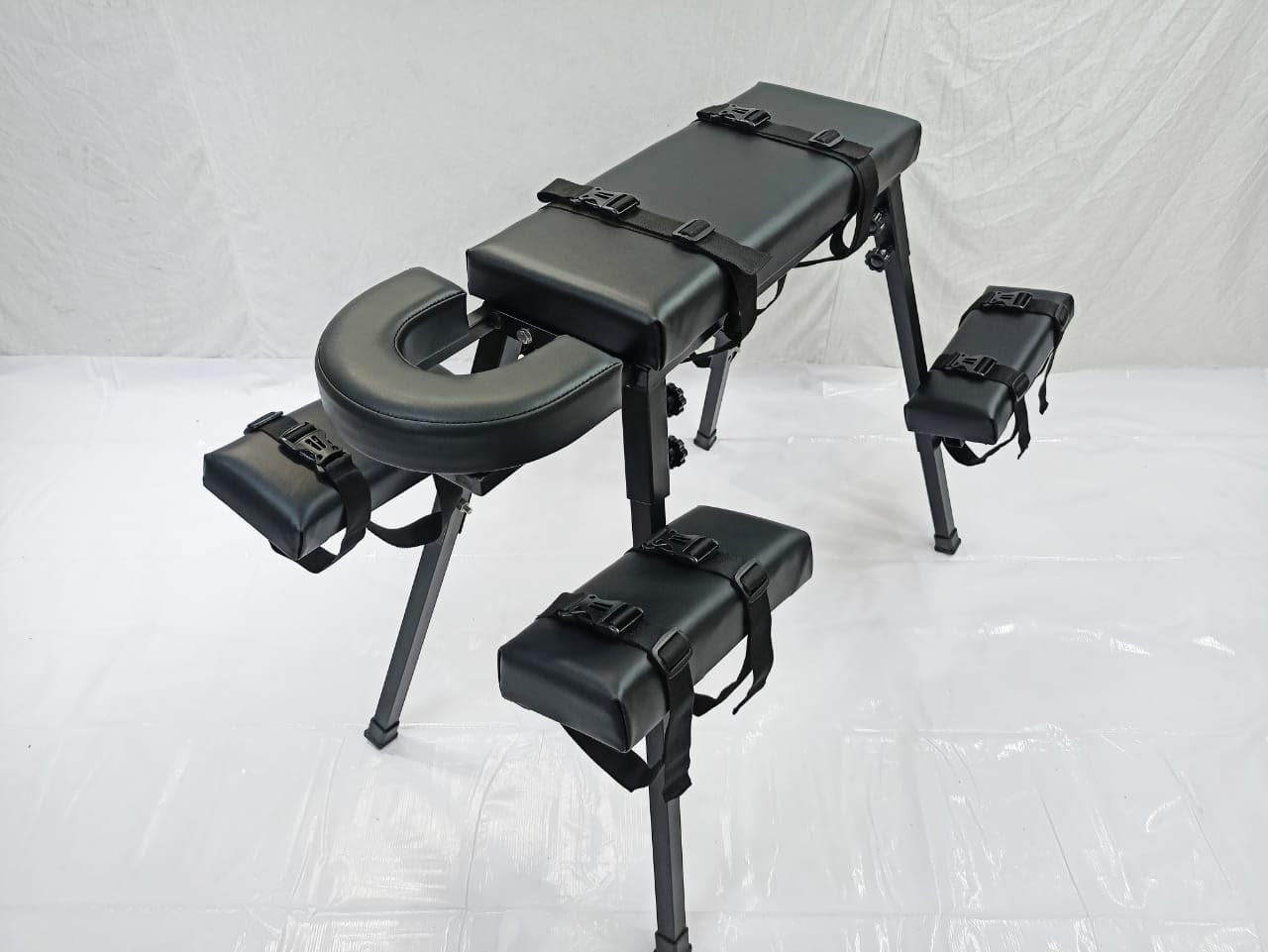 Spanking Bench BDSM Restraint Kinky Playroom Spanking Table Bench Black Color