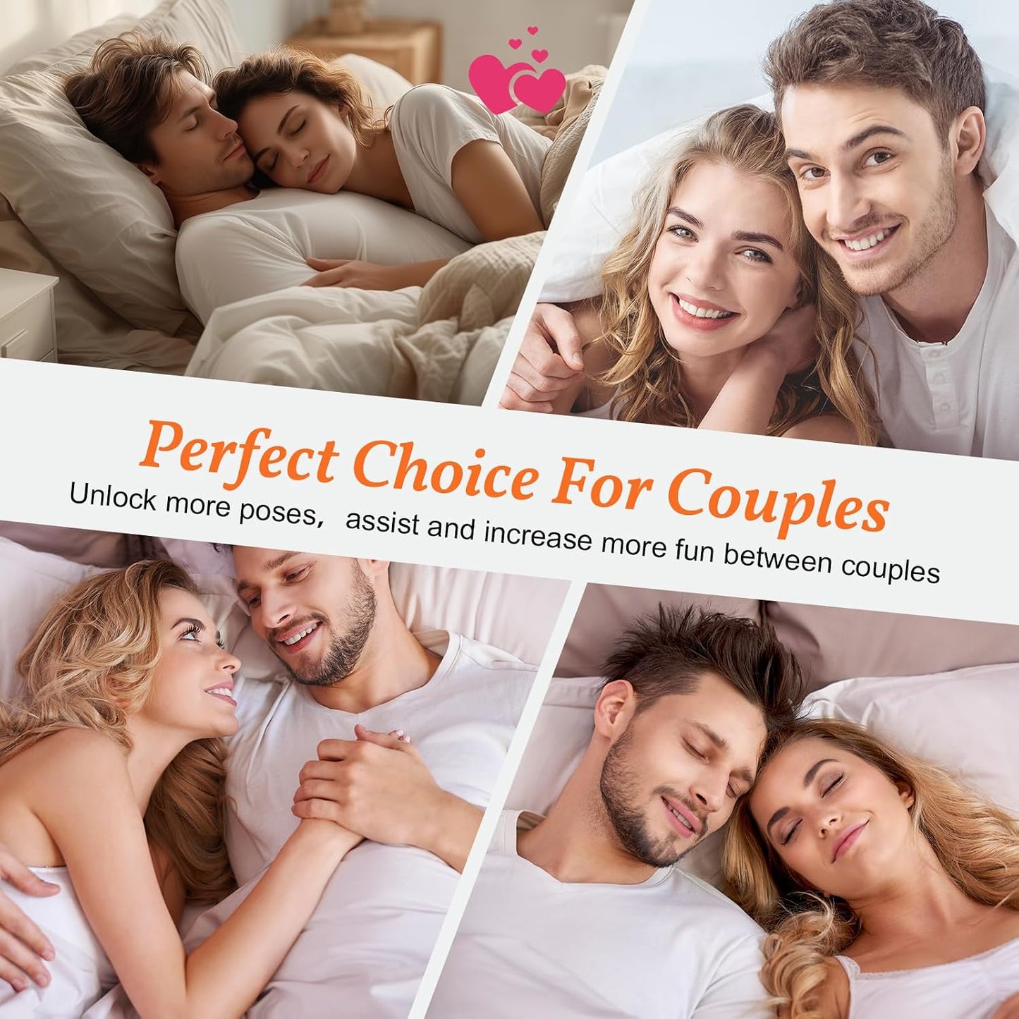 RavishRise Large 27° Sex Position Wedge Pillow for Couples
