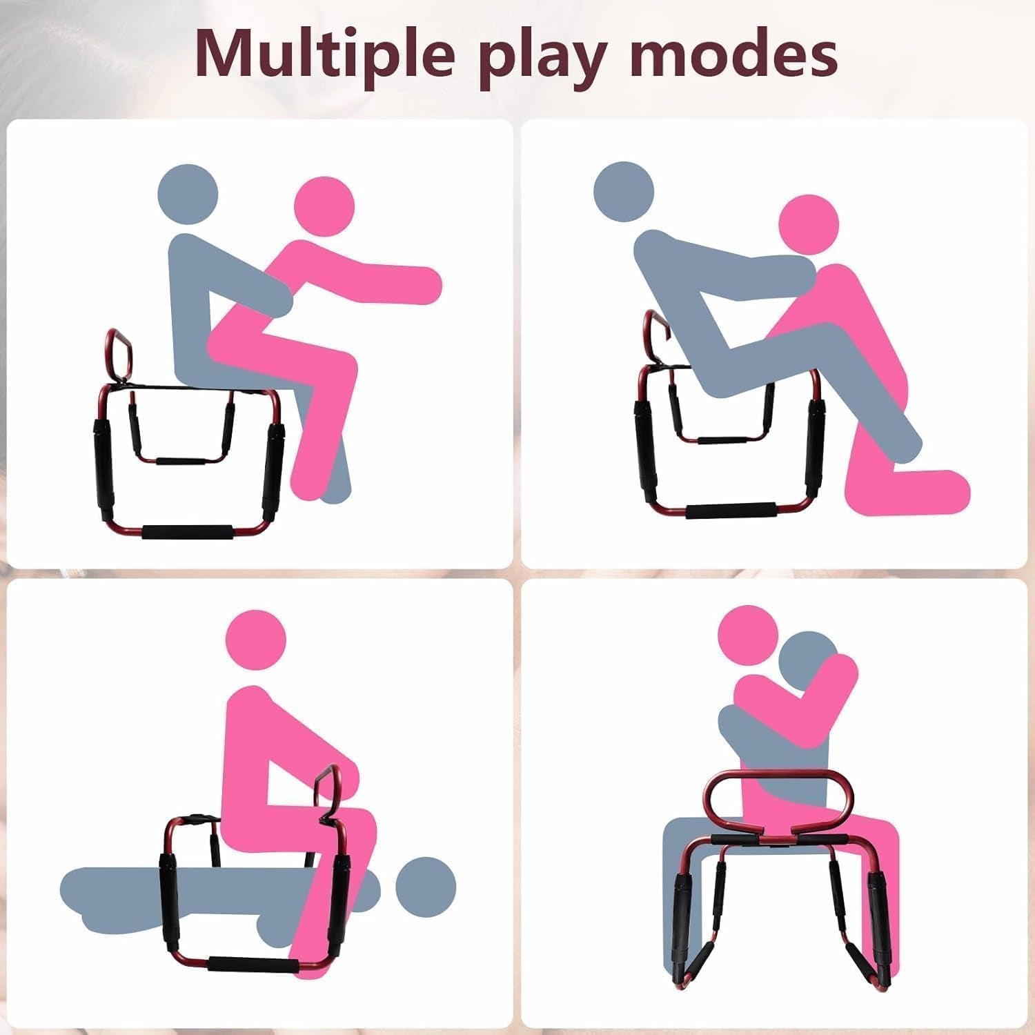 Sex Chair Height Adjustable Sex Position Enhancer Chair for Love Partner Couples,Sexual Enhancer Couples Position Aids Chair, Weightless Bouncing Sex Stools, Sex Novelty Toys for Adult SM Games