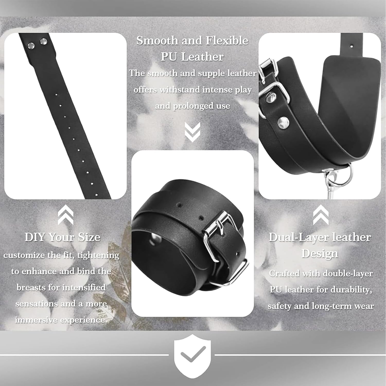SculptBind BDSM Breast Restraint Harness Kit