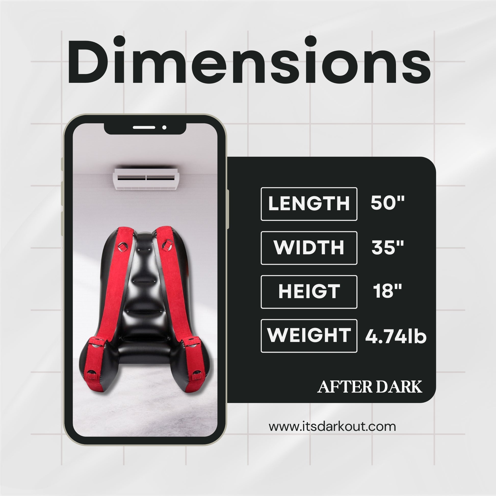 ObsidianThrone BDSM Inflatable Sex Sofa