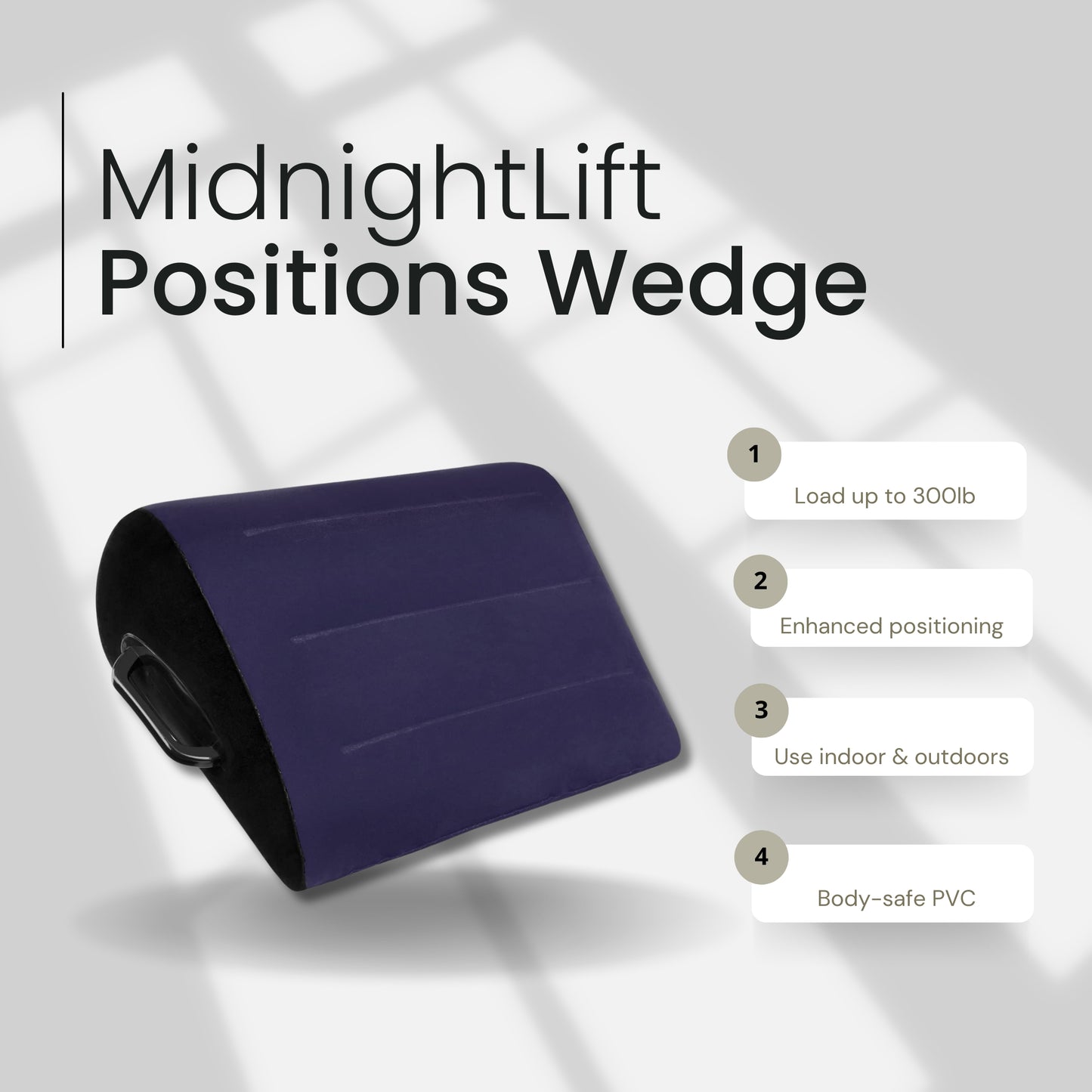 MidnightLift Inflatable Sex Positions Wedge