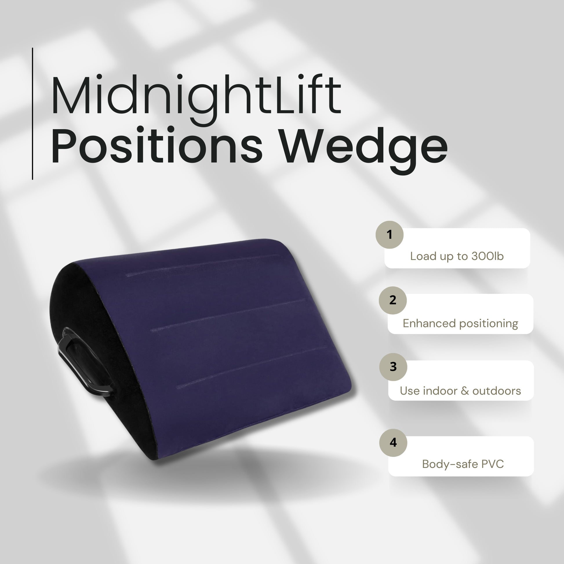 MidnightLift Inflatable Sex Positions Wedge