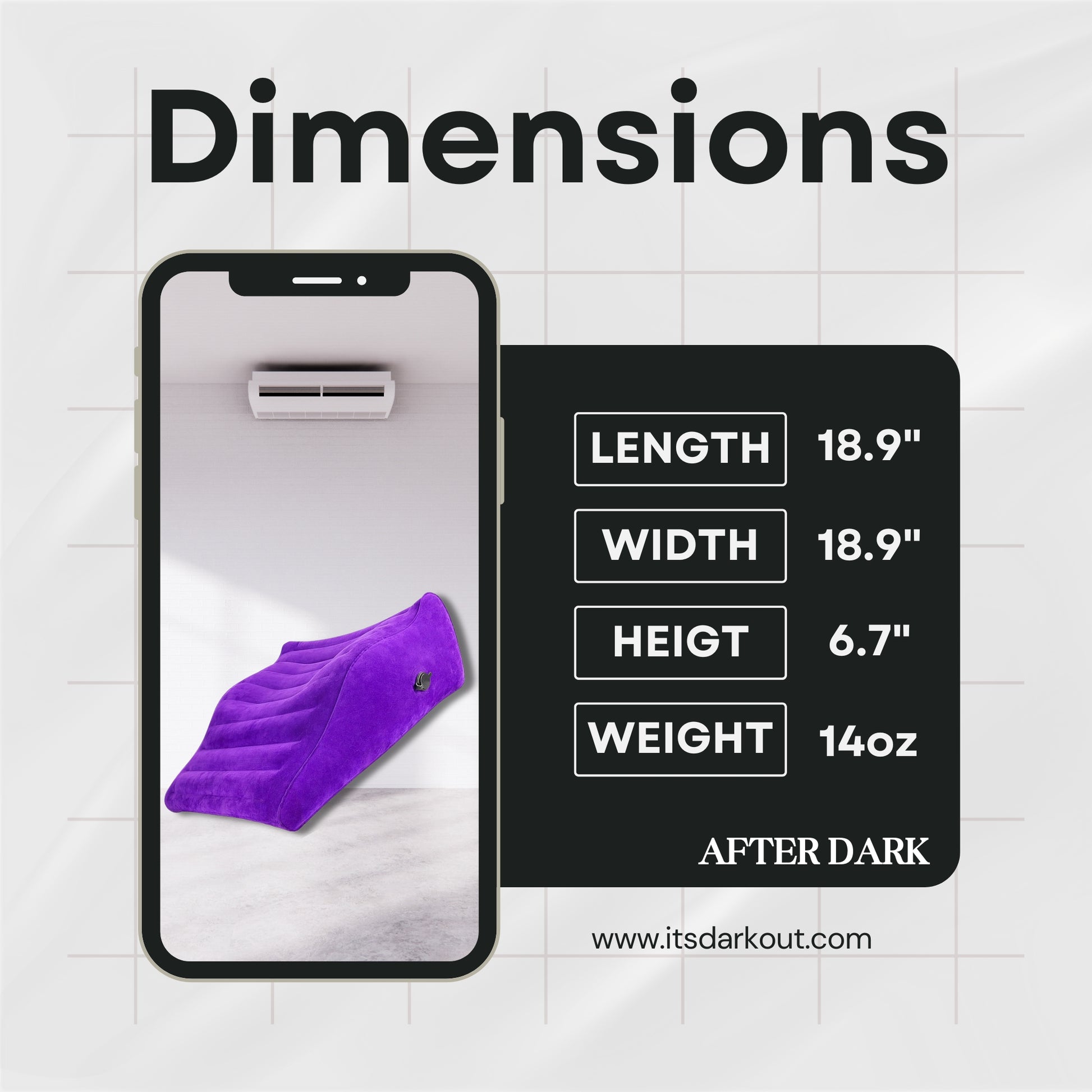CurveLuxe Inflatable Sex Positions Pillow