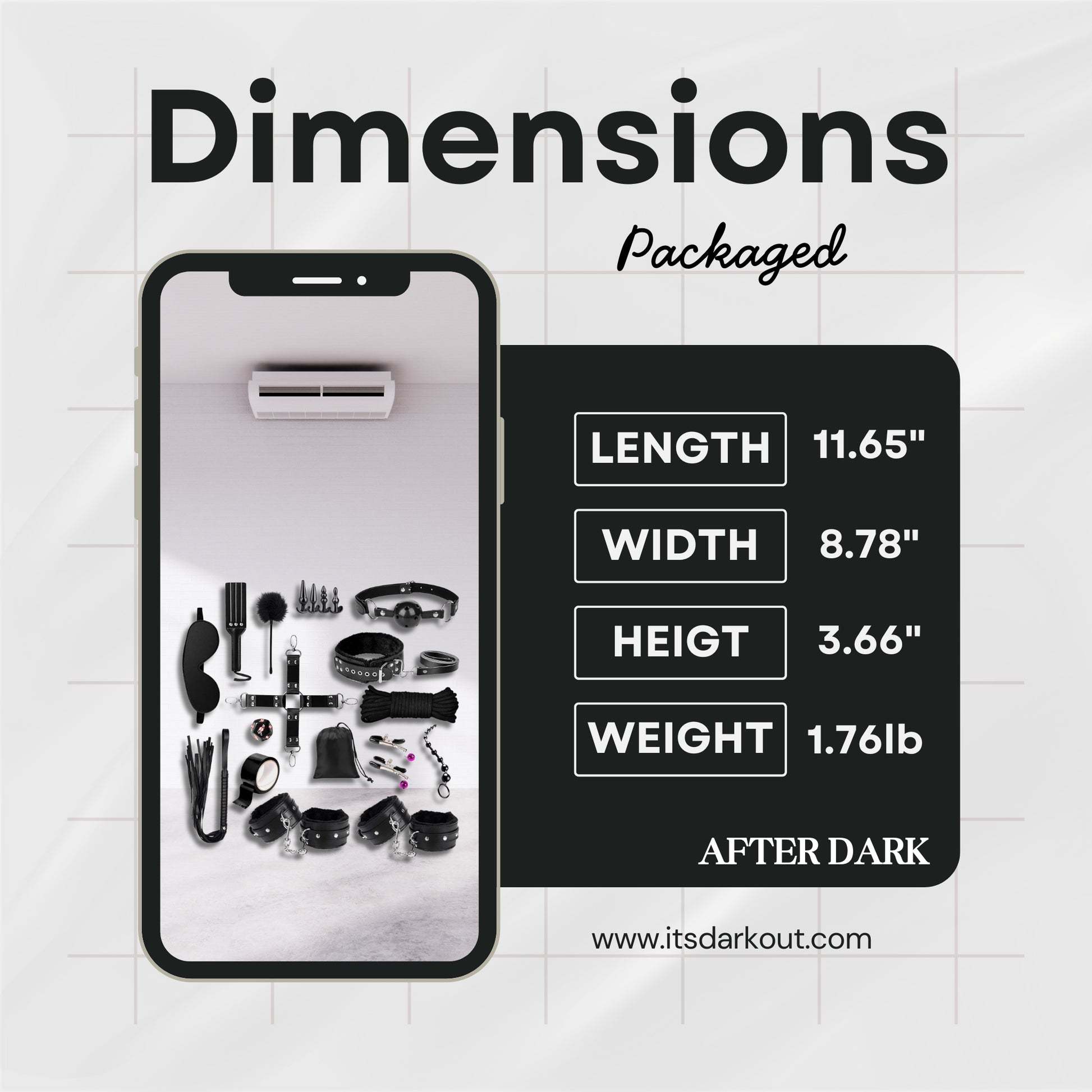 CraveChain 23-Piece BDSM Restraint Kit