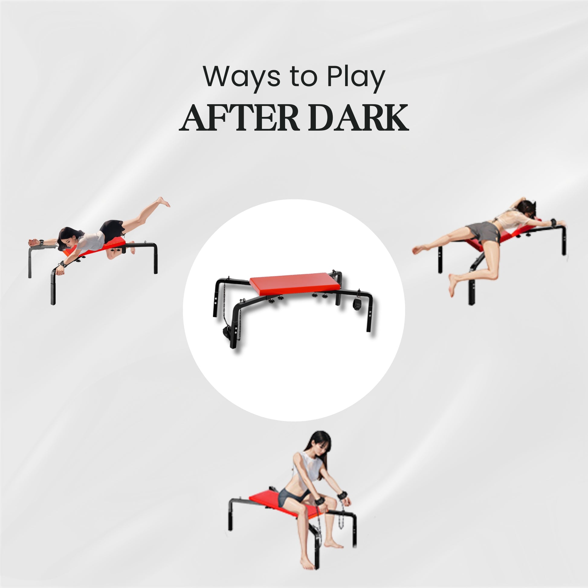 DarkAxis Adjustable BDSM Cross Bench