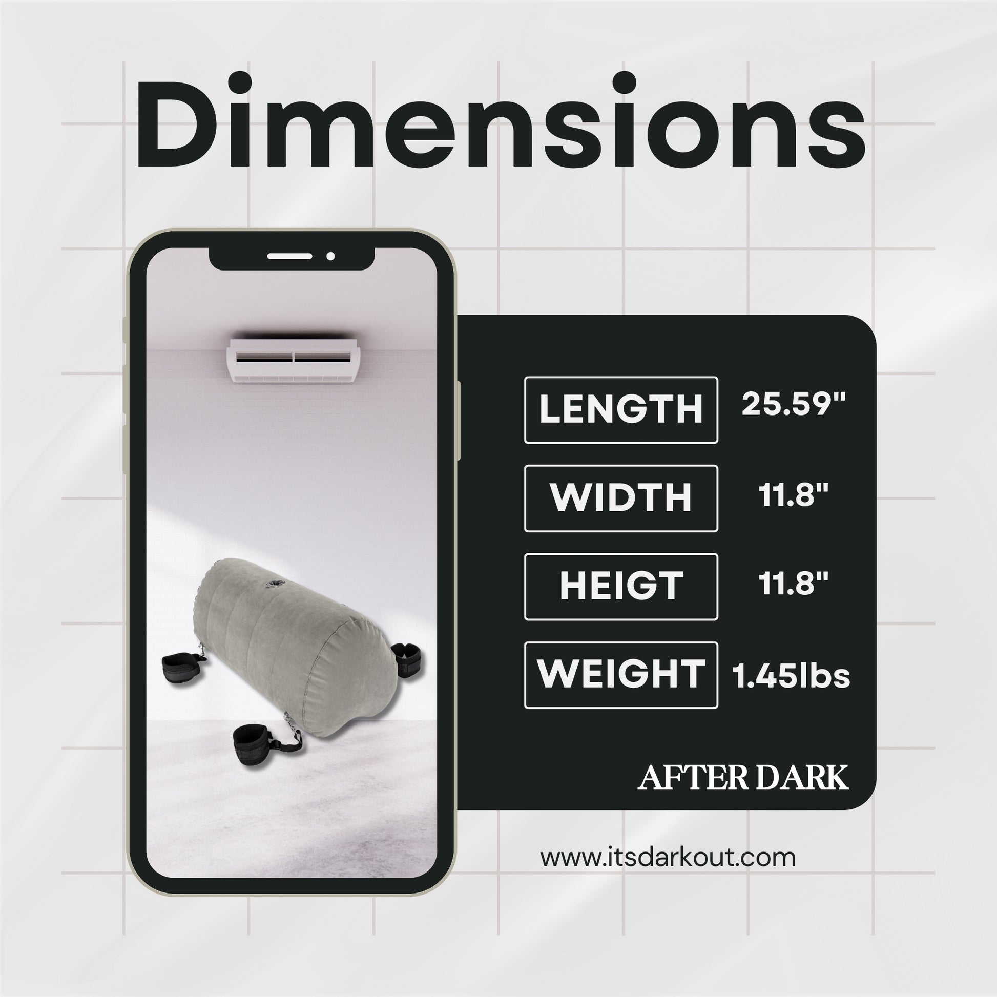 ObsidianRise Inflatable Sex Pillow BDSM Kit