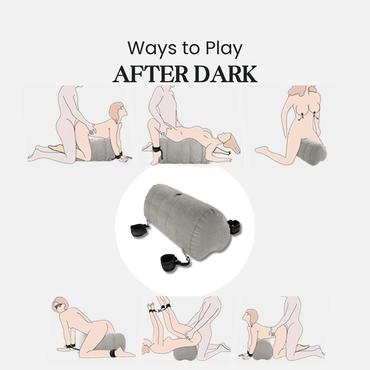 ObsidianRise Inflatable Sex Pillow BDSM Kit