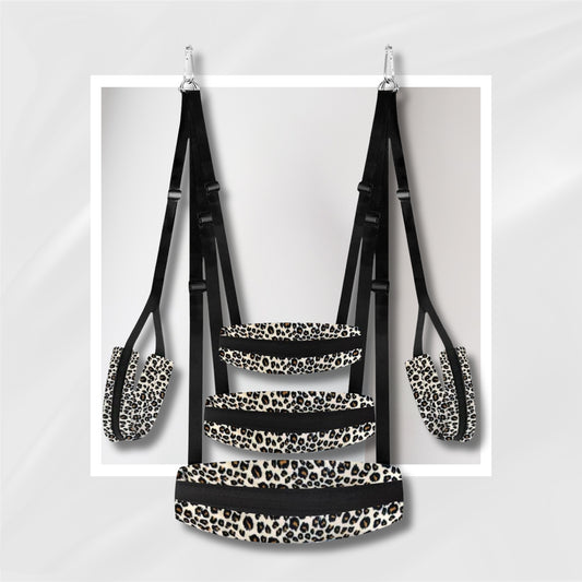 TwilightSurrender Portable Leopard Door Sex Swing