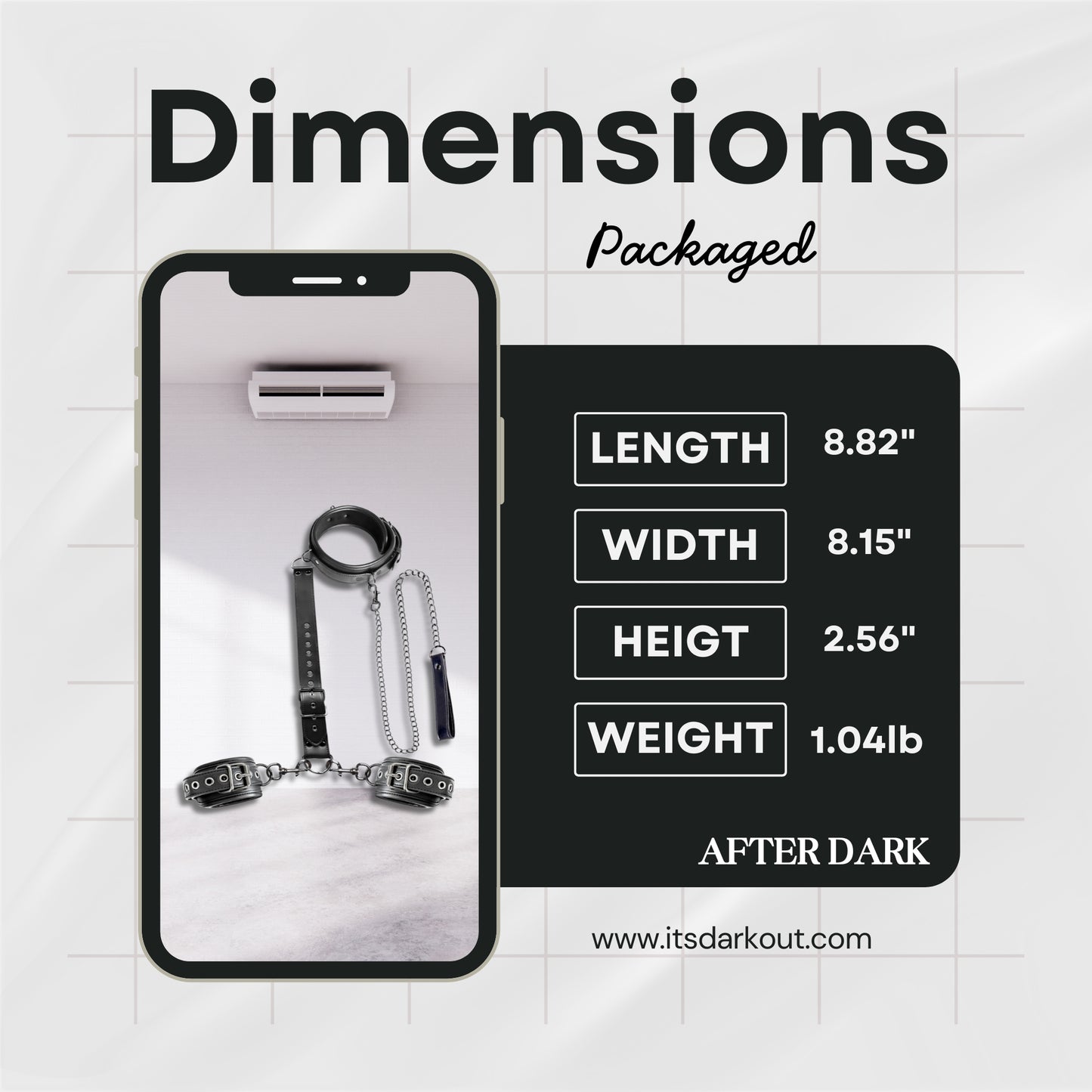 MidnightBond BDSM Restraint Chain Set