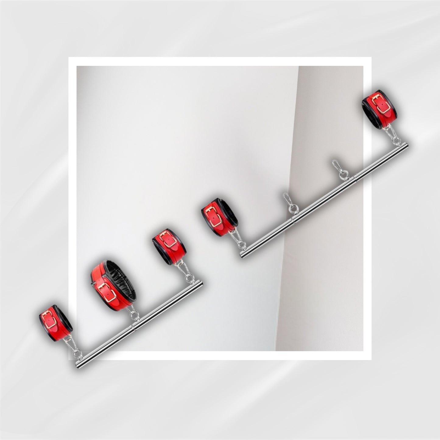 IronDominion Dual Spreader Bar BDSM Restraint Kit