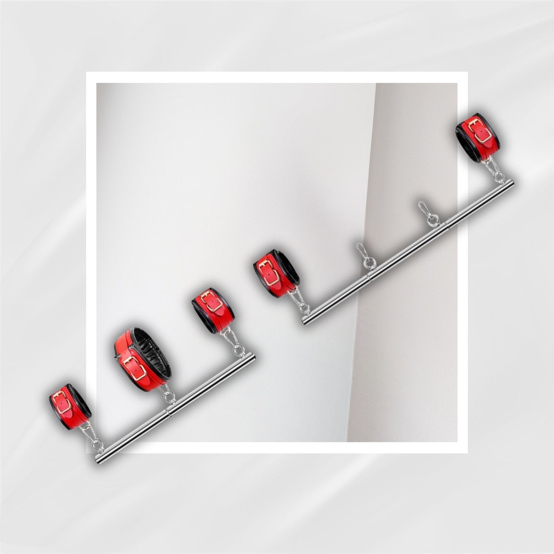 IronDominion Dual Spreader Bar BDSM Restraint Kit