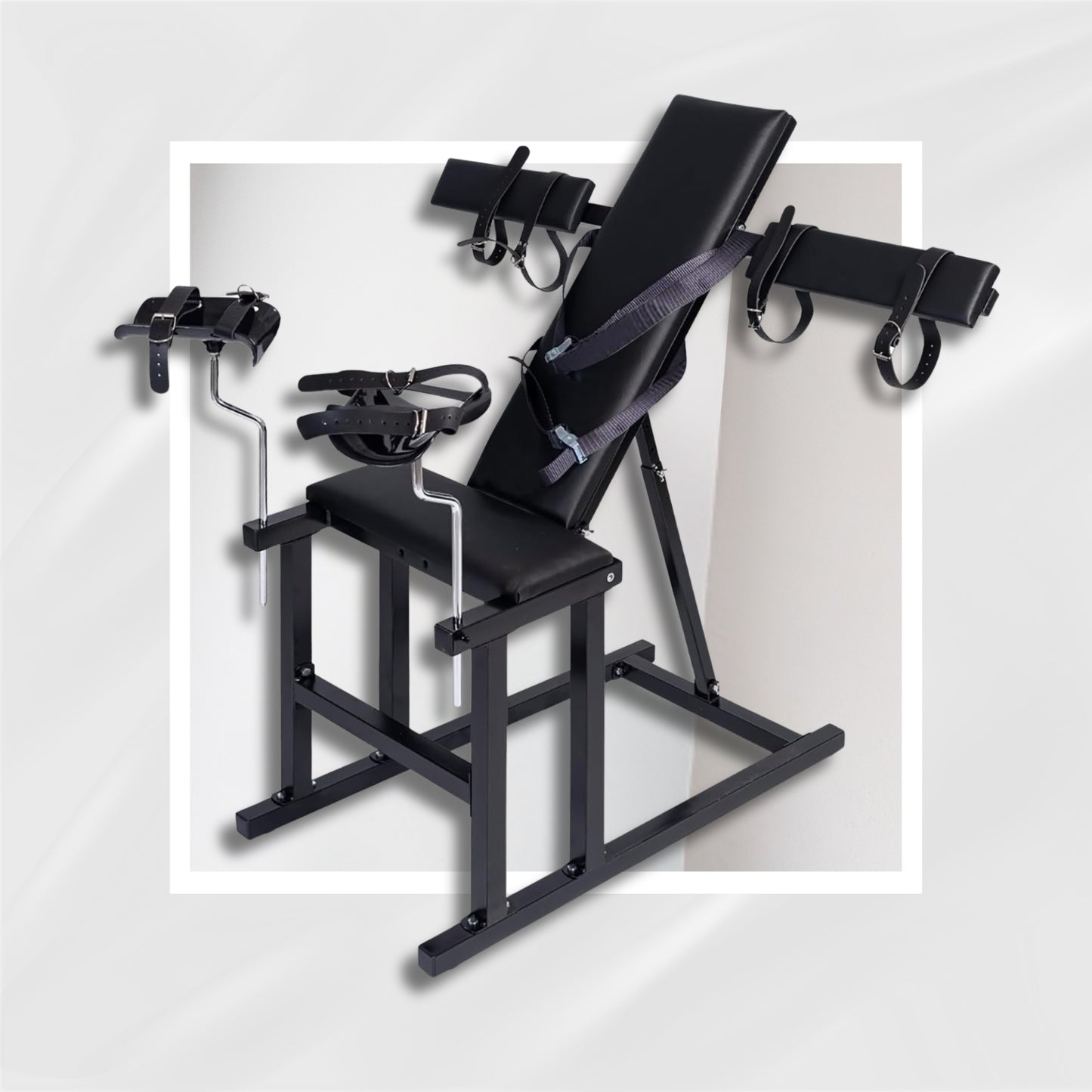 ObsidianDawn Adjustable Bondage Bench