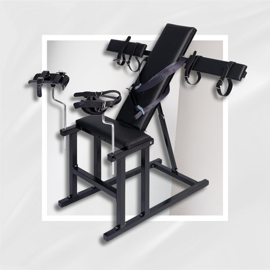 ObsidianDawn Adjustable Bondage Bench