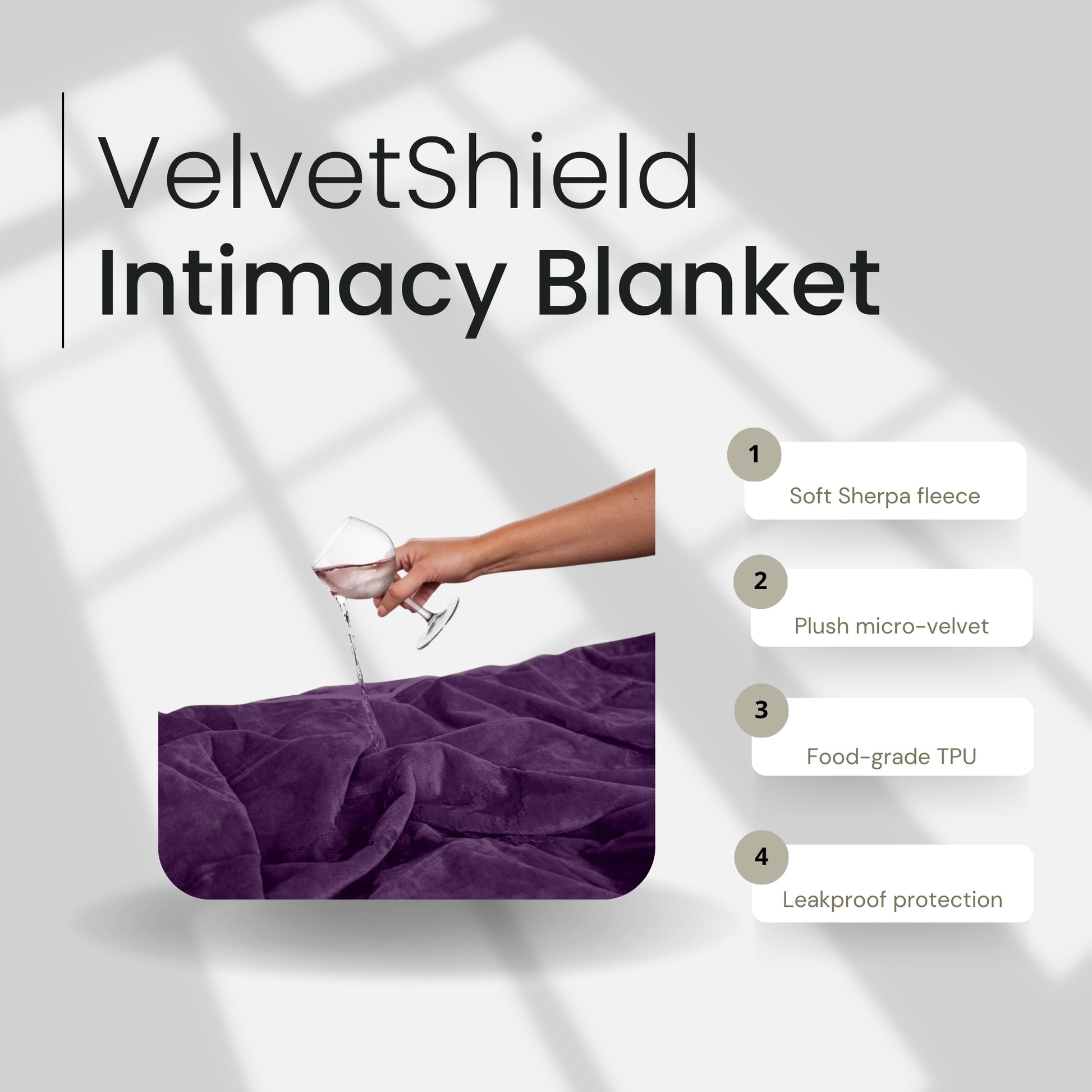 VelvetShield Waterproof Intimacy Blanket