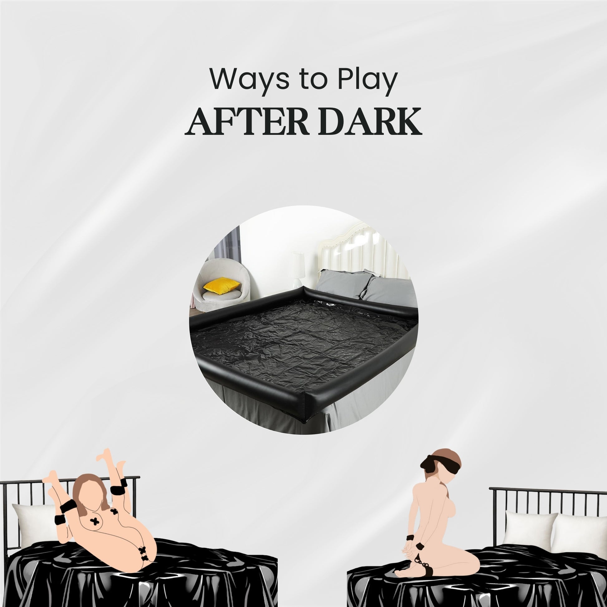 AquaLuxe Inflatable Waterproof Sex Massage Mattress