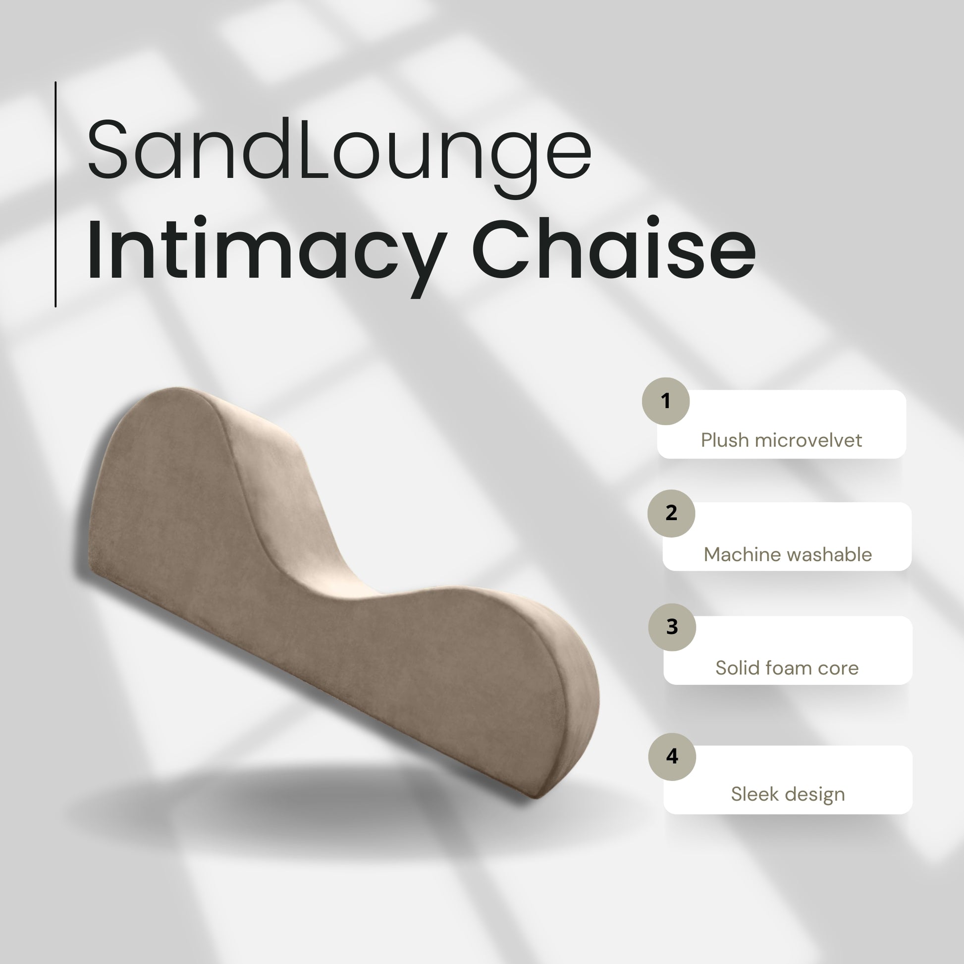 SandLounge Sleek Luxury Sex Chaise