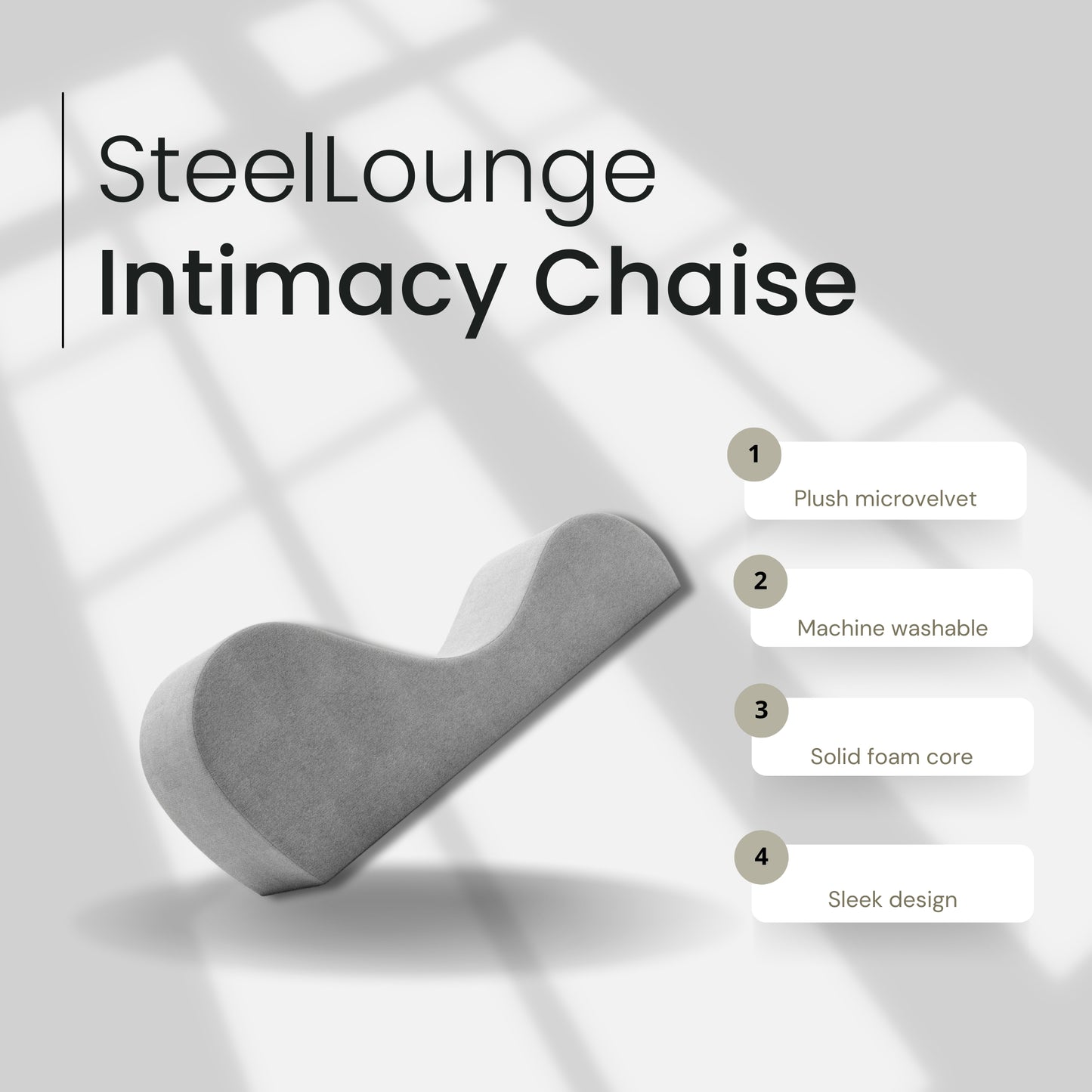 SteelLounge Sleek Luxury Sex Chaise