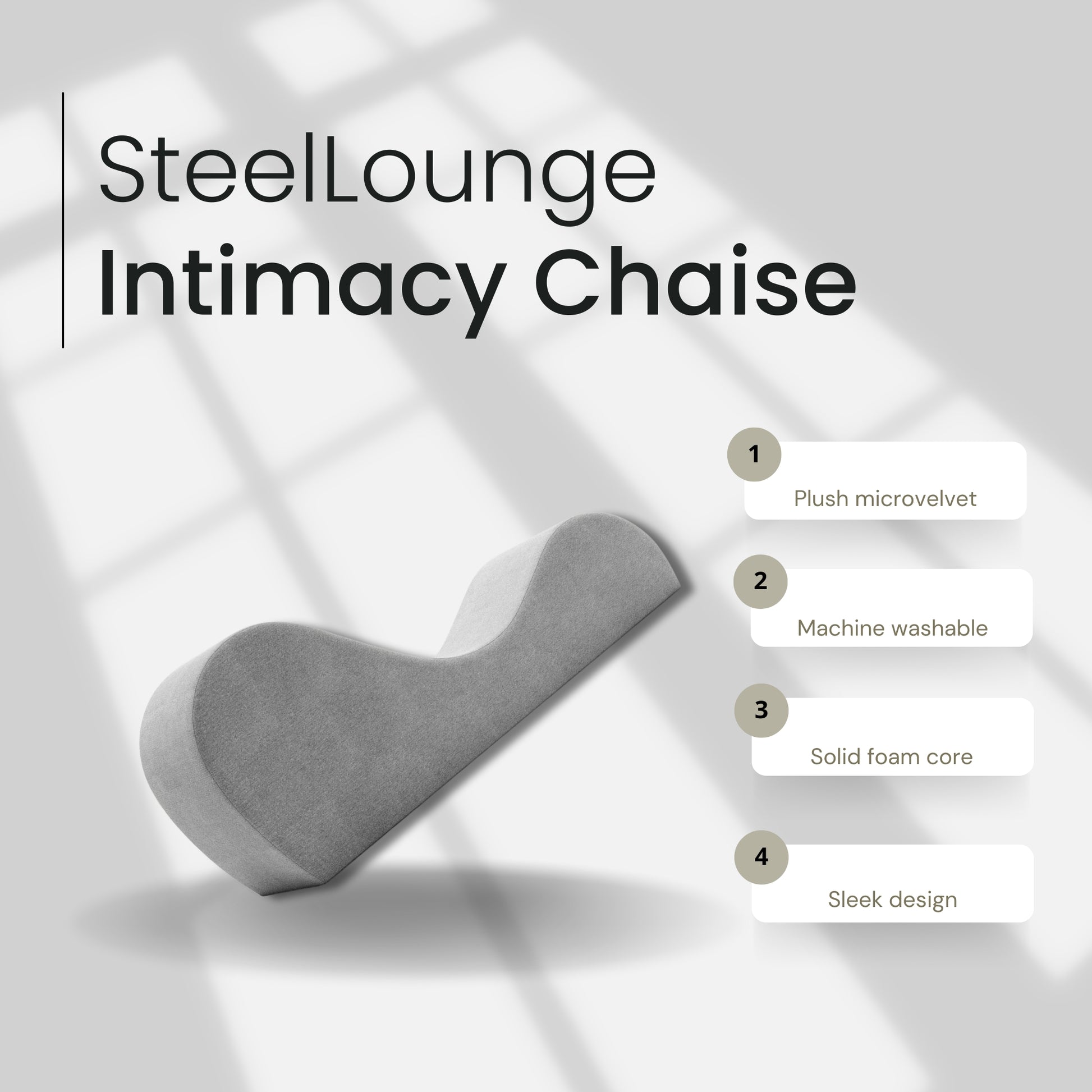 SteelLounge Sleek Luxury Sex Chaise