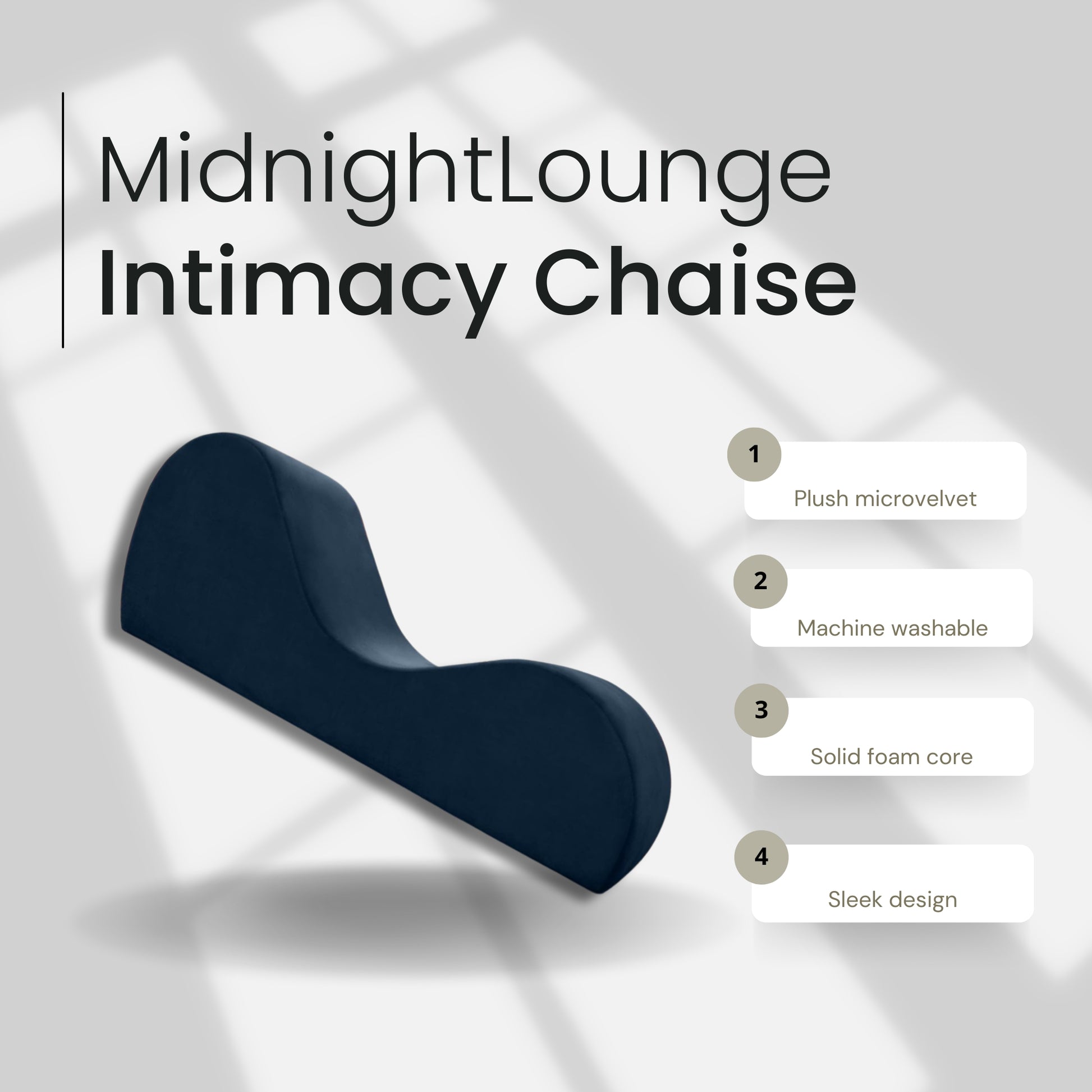 MidnightLounge Sleek Luxury Sex Chaise