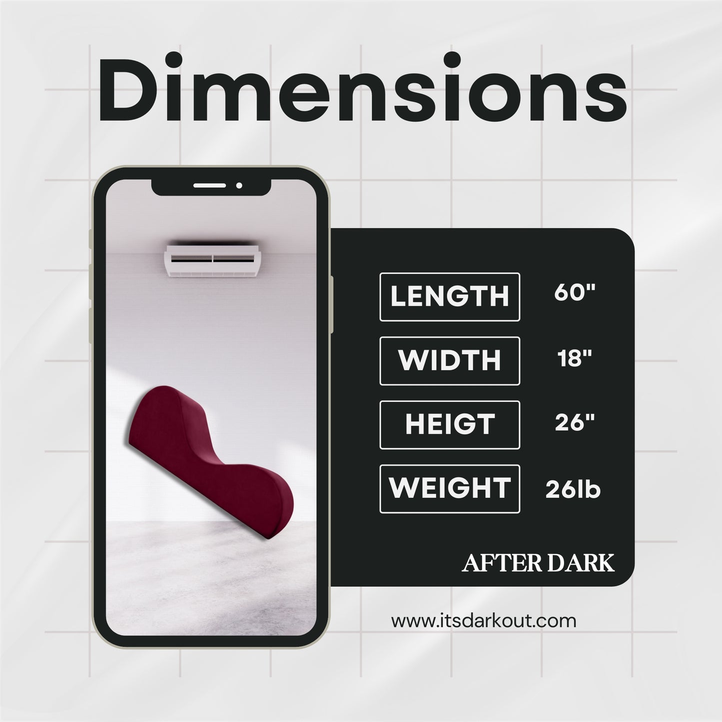 CrimsonLounge Sleek Luxury Sex Chaise