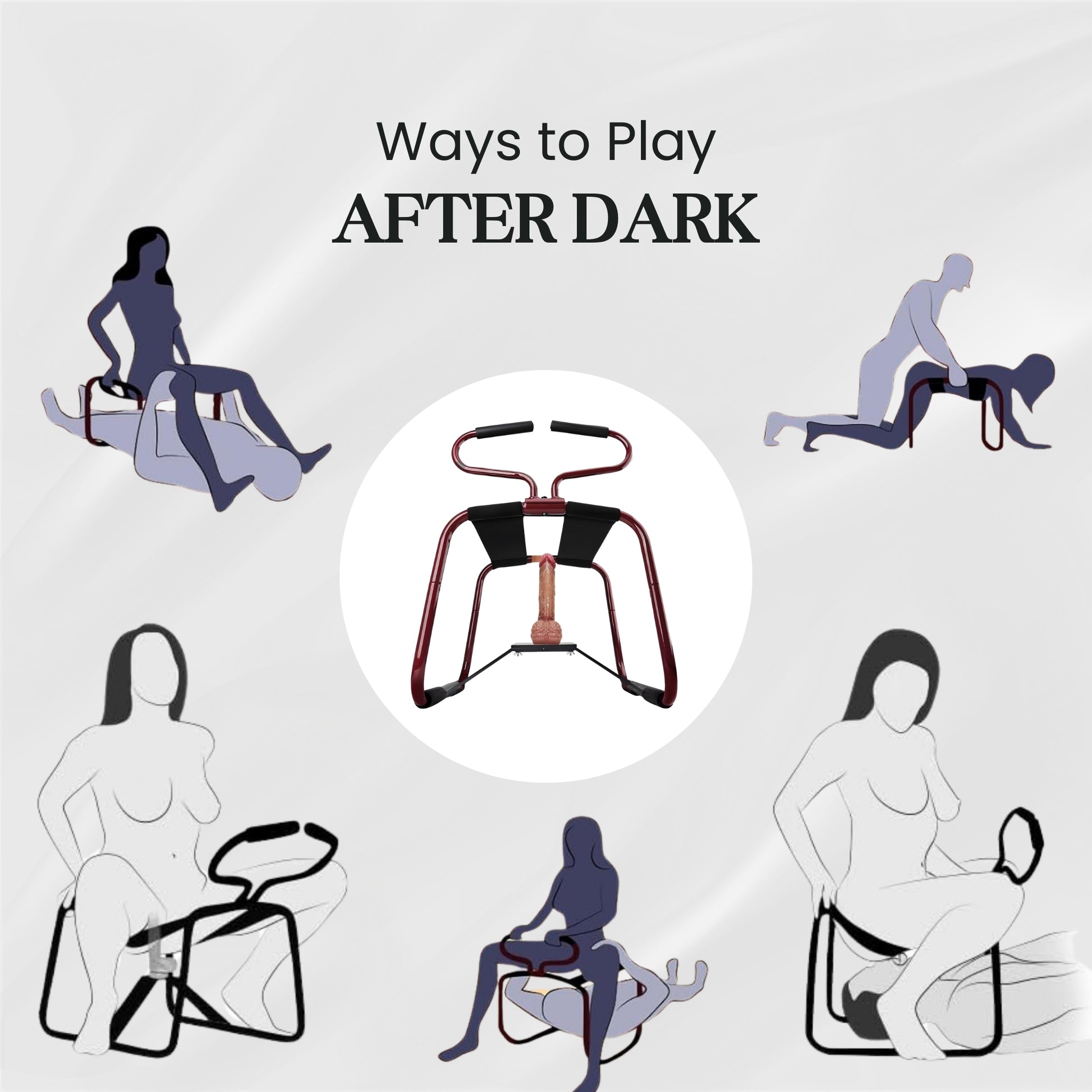 VeloxiRider Sex Chair – Adjustable Dildo Mount