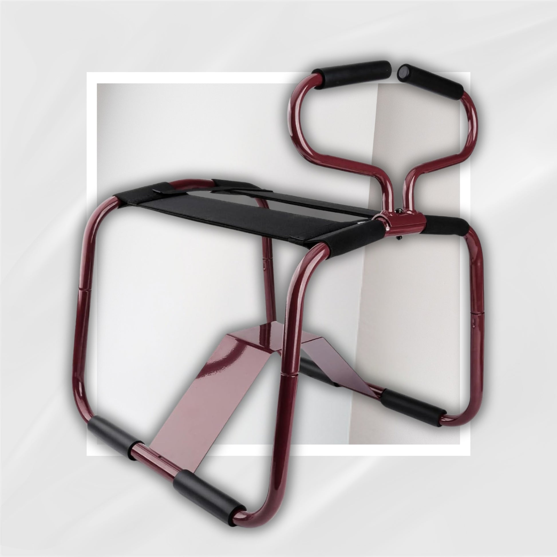 PowerBounce Elastic Panels Sex Chair with Handrails