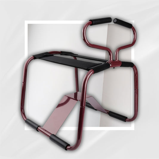 PowerBounce Elastic Panels Sex Chair with Handrails