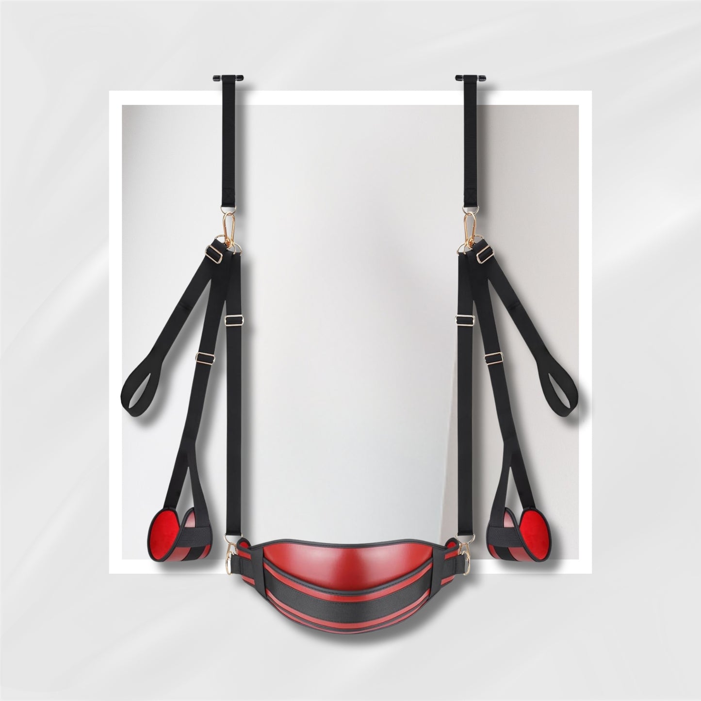 NocturaSwing Heavy-Duty Door Sex Swing & Thigh Sling