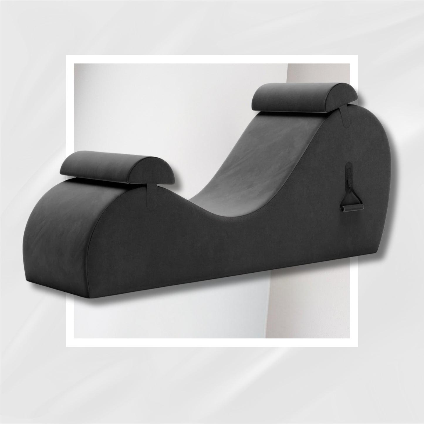 ObsidianNight Premium Sex Chaise Lounger with Handles