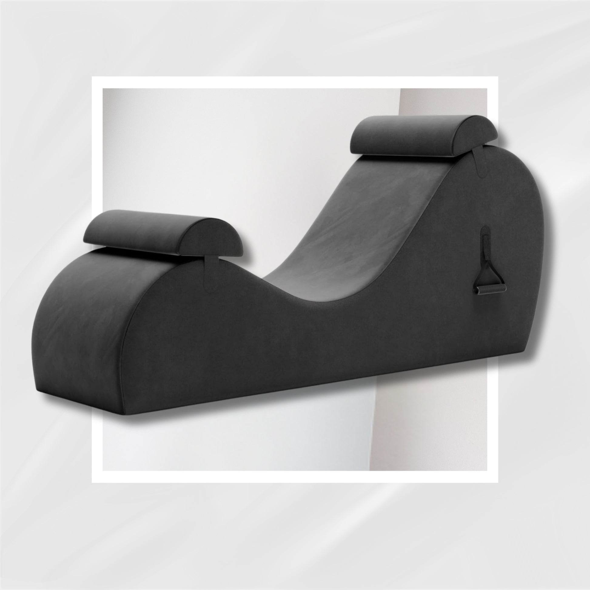 ObsidianNight Premium Sex Chaise Lounger with Handles