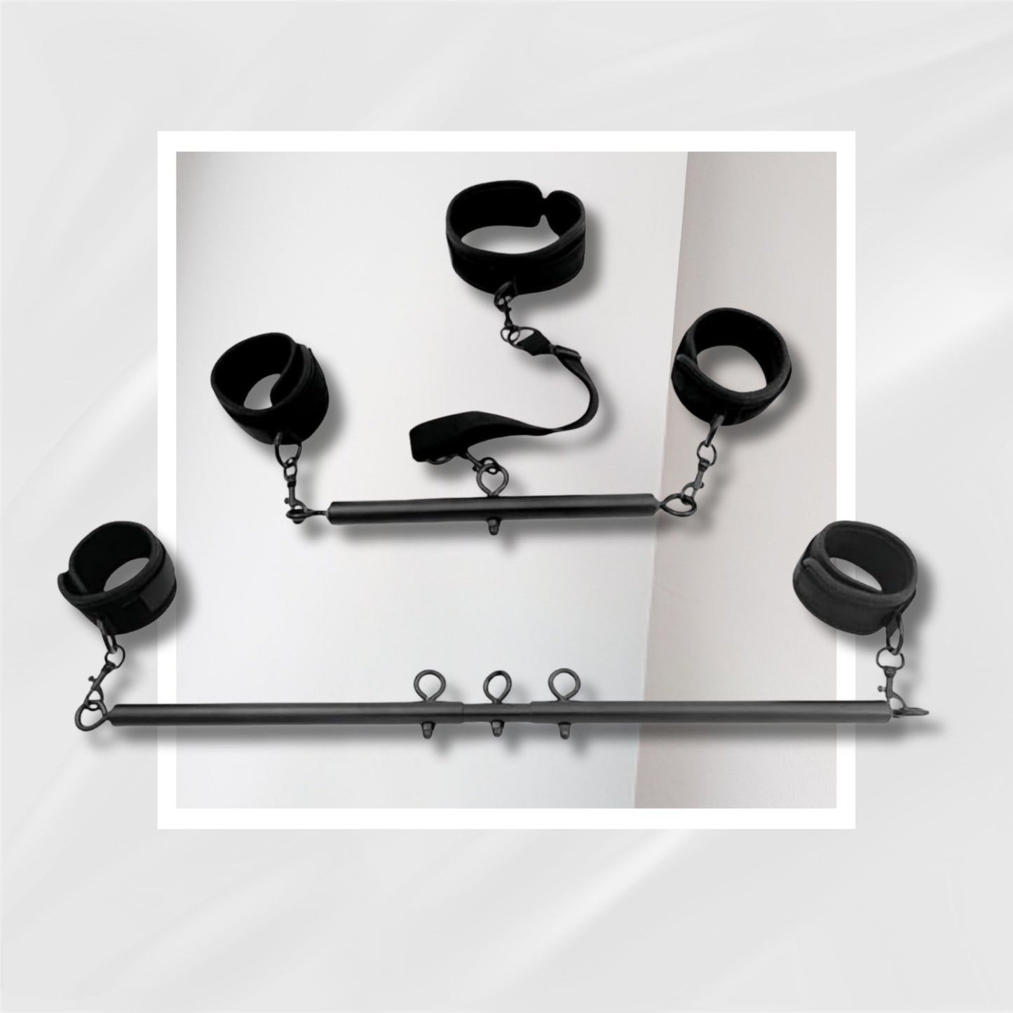 NoirBind Spreader Bar Bondage Set