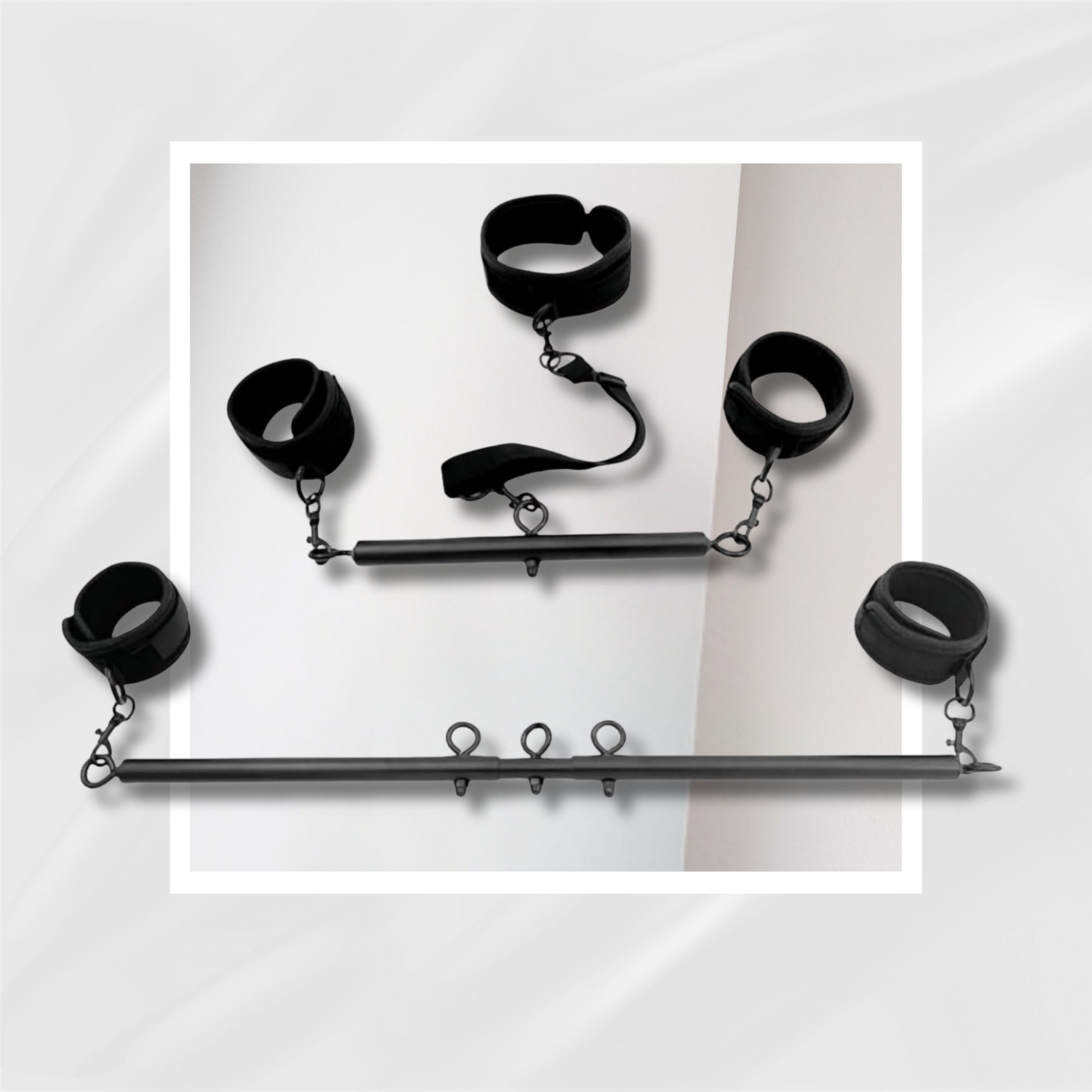 NoirBind Spreader Bar Bondage Set