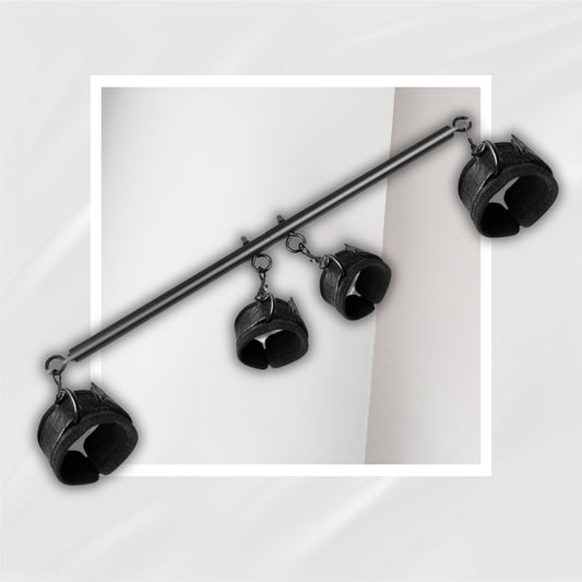 ObsidianGrip Adjustable BDSM Spreader Bar Restraint